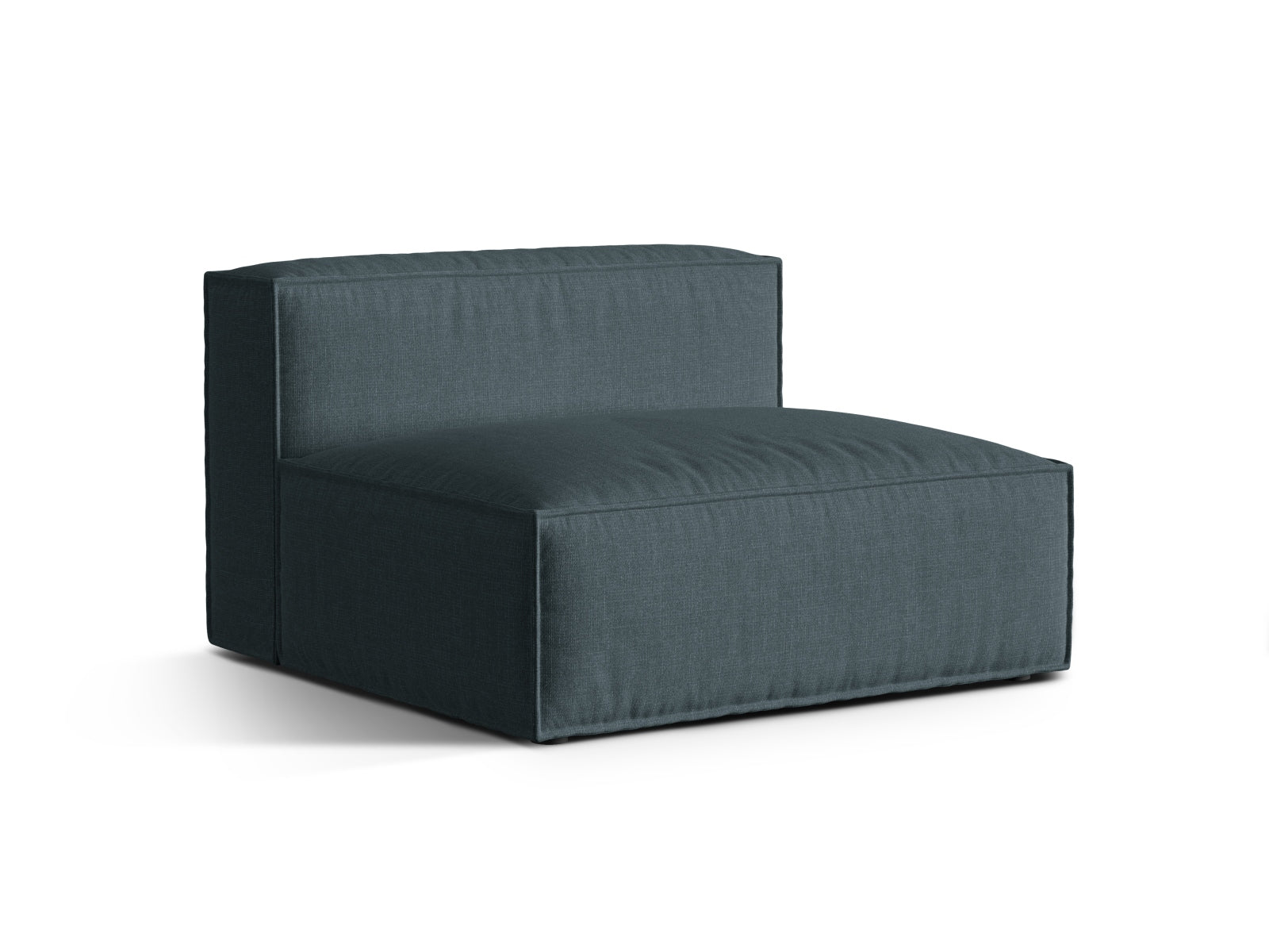 Elegantes 2-Sitzer Modul Armless Nuria in tiefem Petrol, ideal für moderne Wohnräume. Teil der vielseitigen Sofaserie von Micadoni.