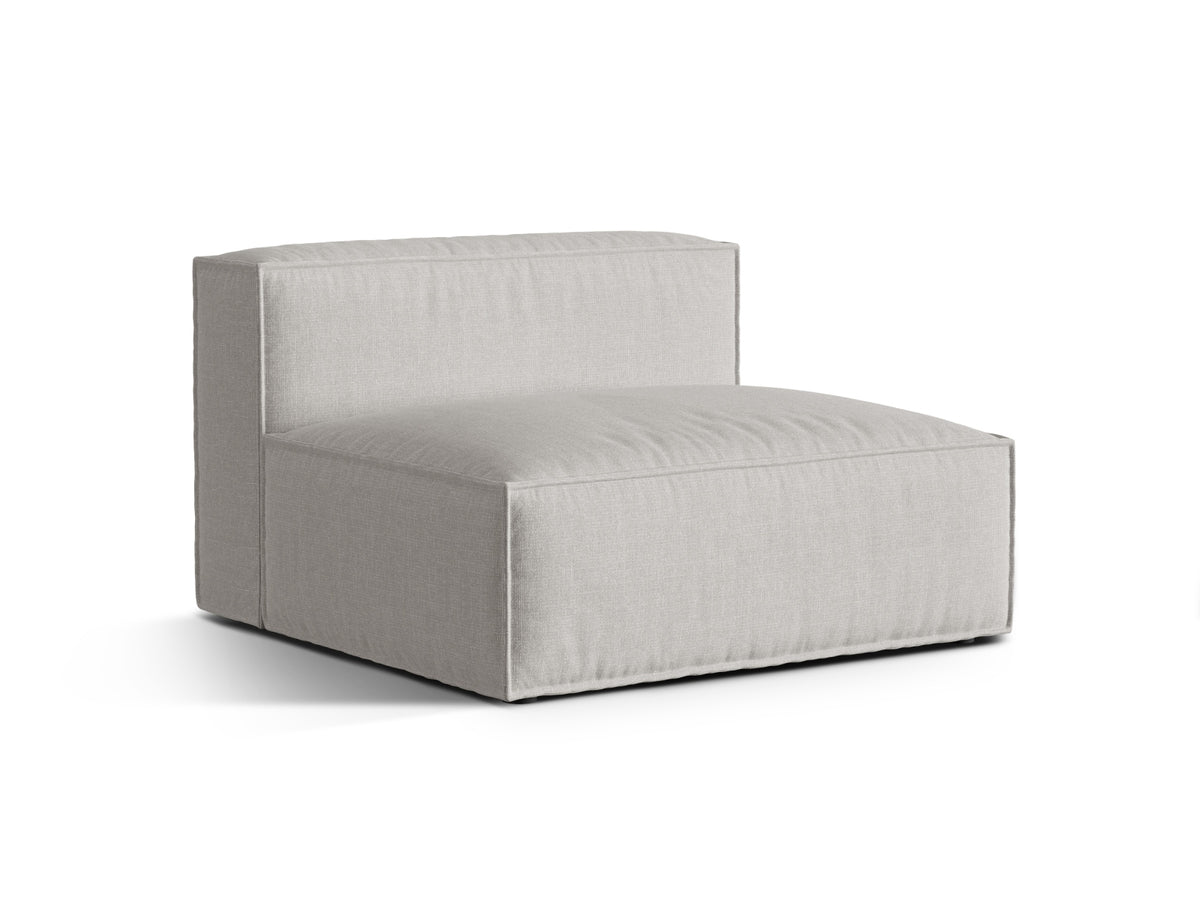 2-Sitzer Modul Armless Nuria in Light Grey-Liberty präsentiert im Onlineshop von KAQTU Design AG. Modulares Sofa ist von Micadoni