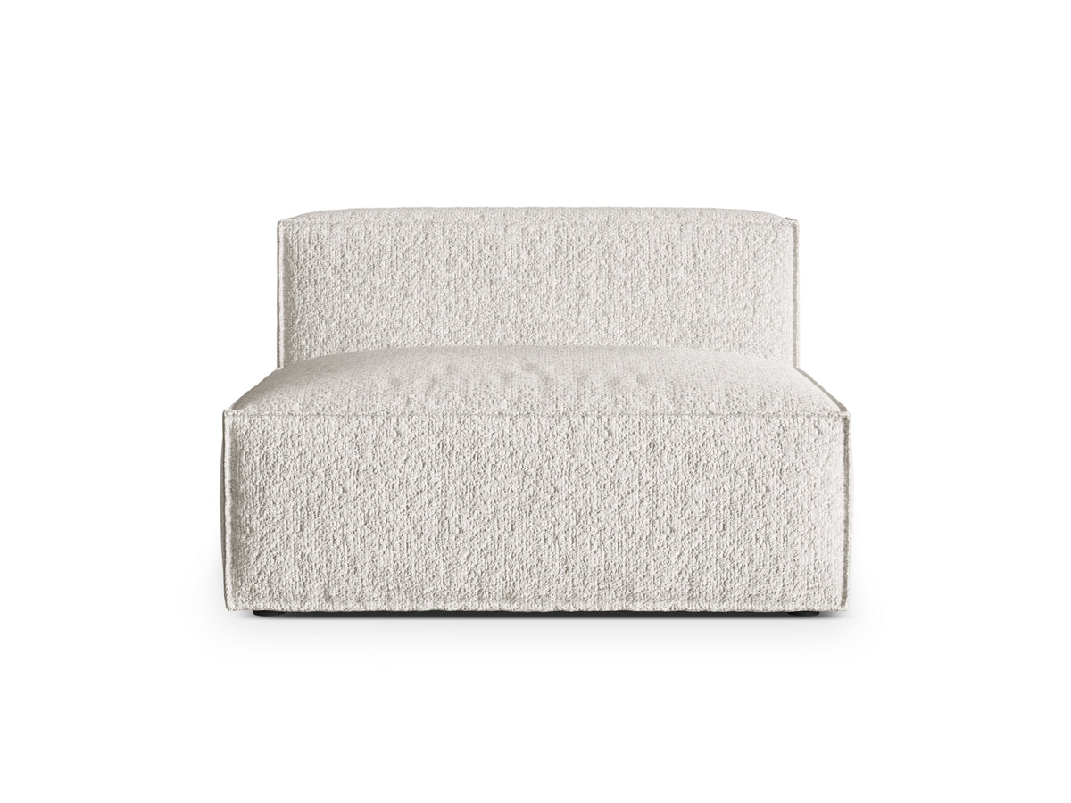 Nuria Modul Armless 2 Sitzer in Grey Beige Melange-Monet präsentiert im Onlineshop von KAQTU Design AG. Modulares Sofa ist von Micadoni