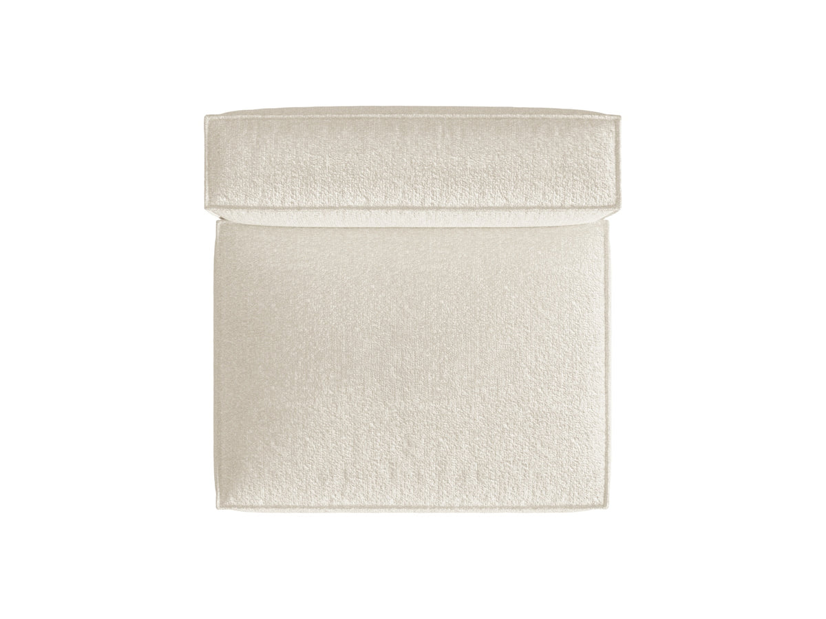 Nuria Modul Armless 2 Sitzer in Ivory-Monet präsentiert im Onlineshop von KAQTU Design AG. Modulares Sofa ist von Micadoni