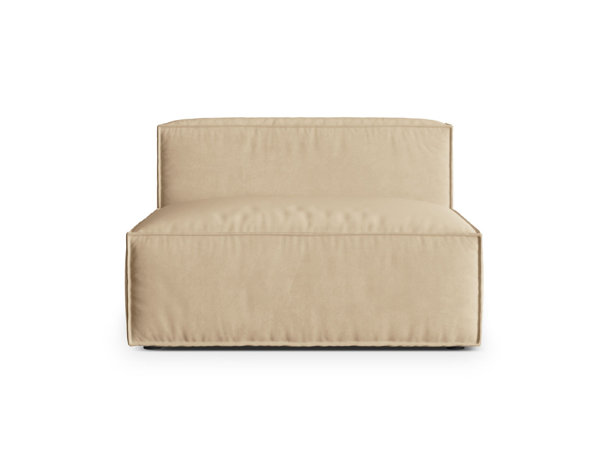 Nuria Velour Modul Armless 2 Sitzer in Nude-Paris präsentiert im Onlineshop von KAQTU Design AG. Modulares Sofa ist von Micadoni