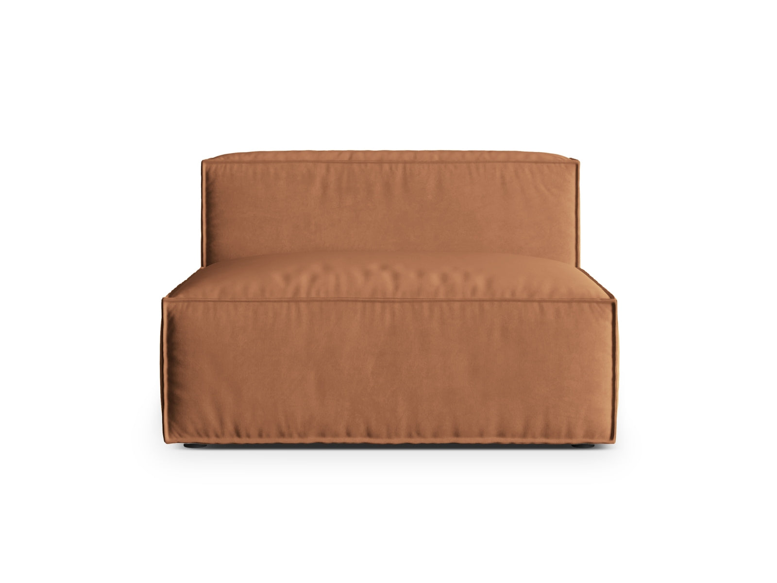 Nuria Velour Modul Armless 2 Sitzer in Honey-Paris präsentiert im Onlineshop von KAQTU Design AG. Modulares Sofa ist von Micadoni