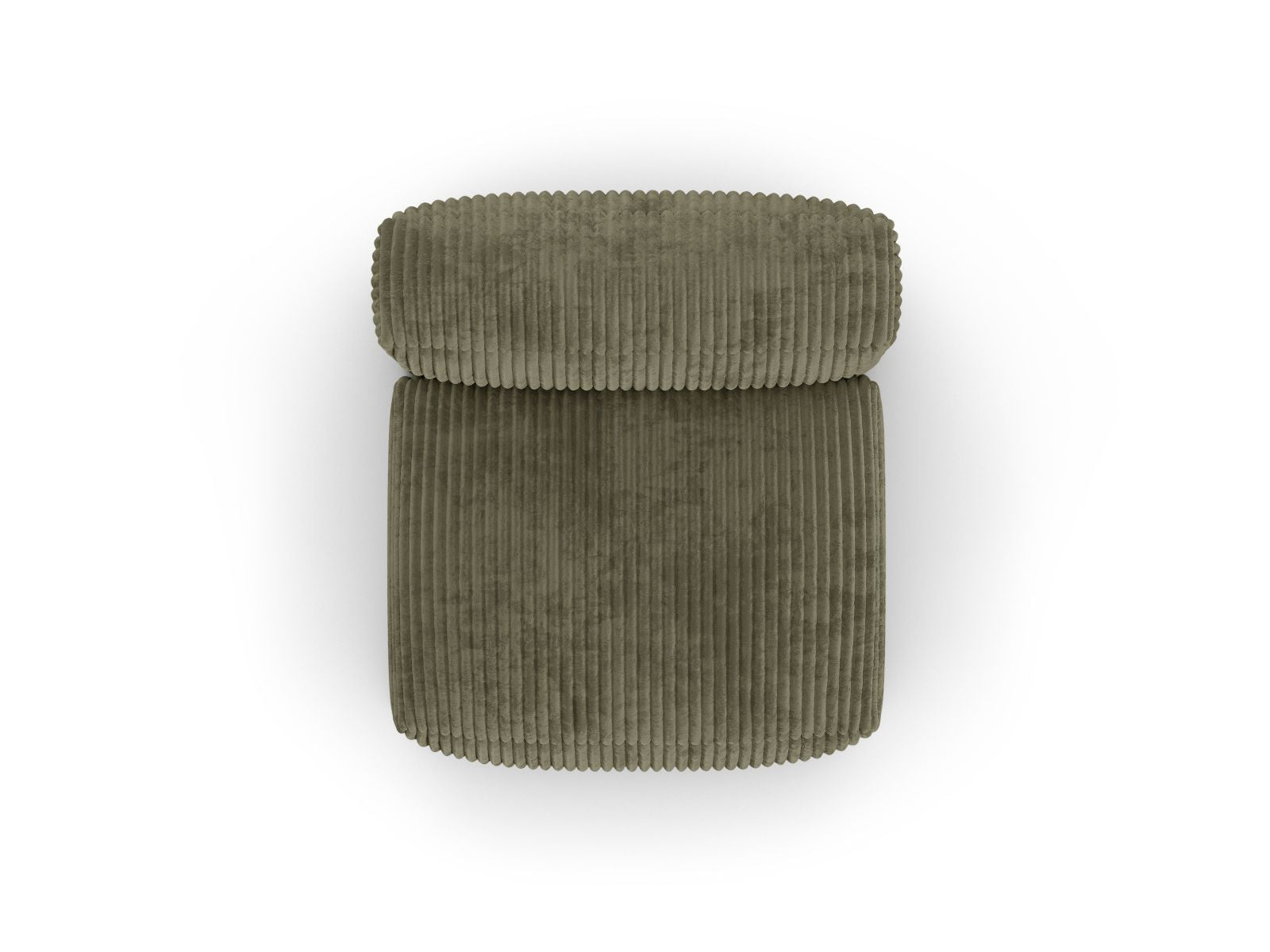 Stilvolles 1-Sitzer Sofa Martina XL in sattem Moosgrün, perfekt für zeitgemäße Wohnstile und individuelle Raumgestaltungen.