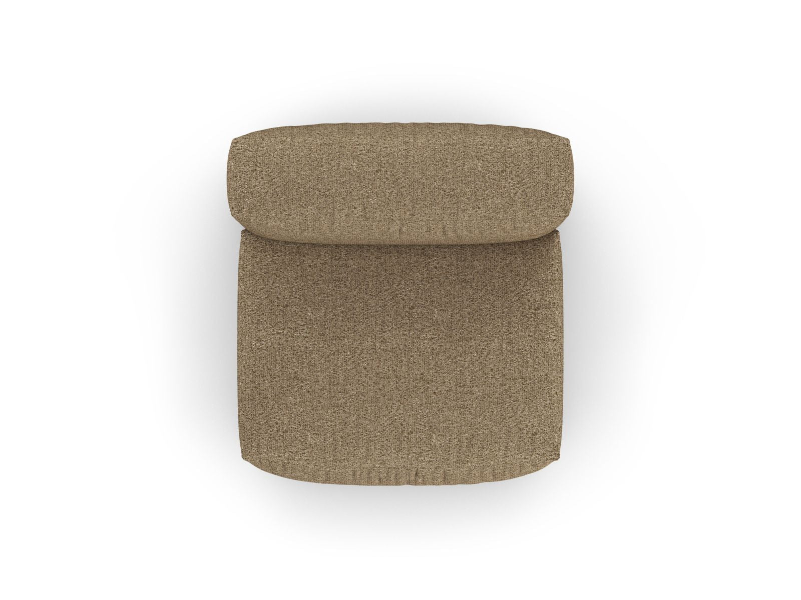 Modernes 1-Sitzer Sofa Martina XL in sanftem Cappuccino, perfekt für gemütliche Ecken und stilvolle Einrichtungskonzepte.