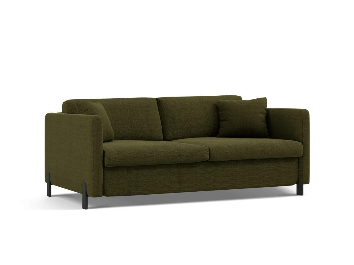 Gloria Sofa mit Schlaffunktion 2 Sitzer in Green-Bjorn präsentiert im Onlineshop von KAQTU Design AG. Bettsofa ist von Micadoni