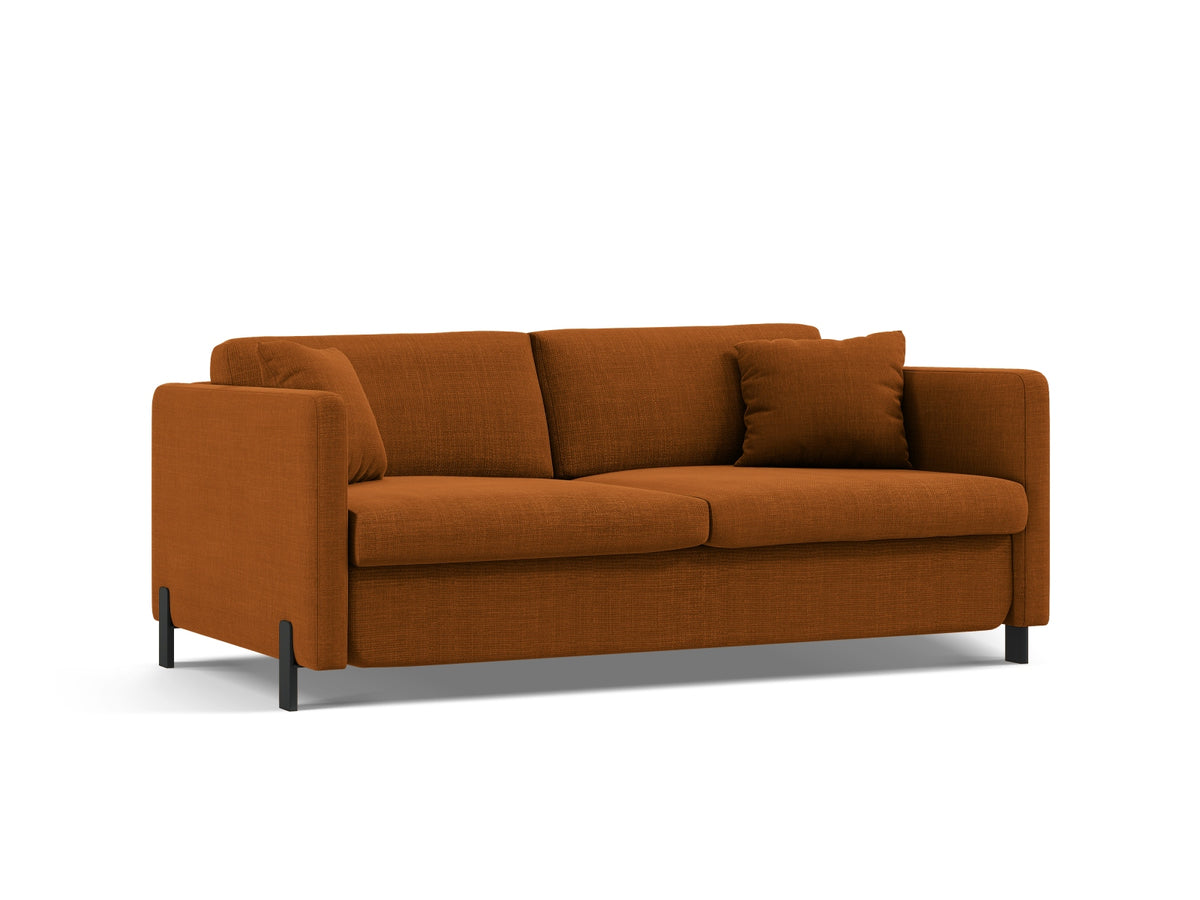 Gloria Sofa mit Schlaffunktion 2 Sitzer in Brick-Bjorn präsentiert im Onlineshop von KAQTU Design AG. Bettsofa ist von Micadoni
