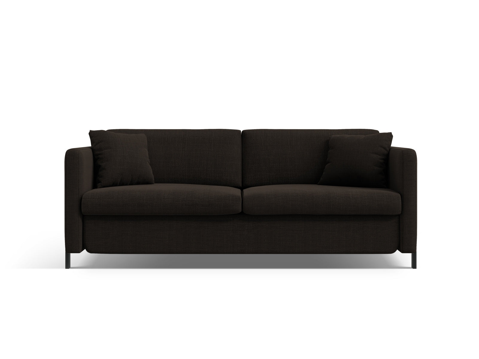 Gloria Sofa mit Schlaffunktion 2 Sitzer in Dark Grey präsentiert im Onlineshop von KAQTU Design AG. Bettsofa ist von Micadoni