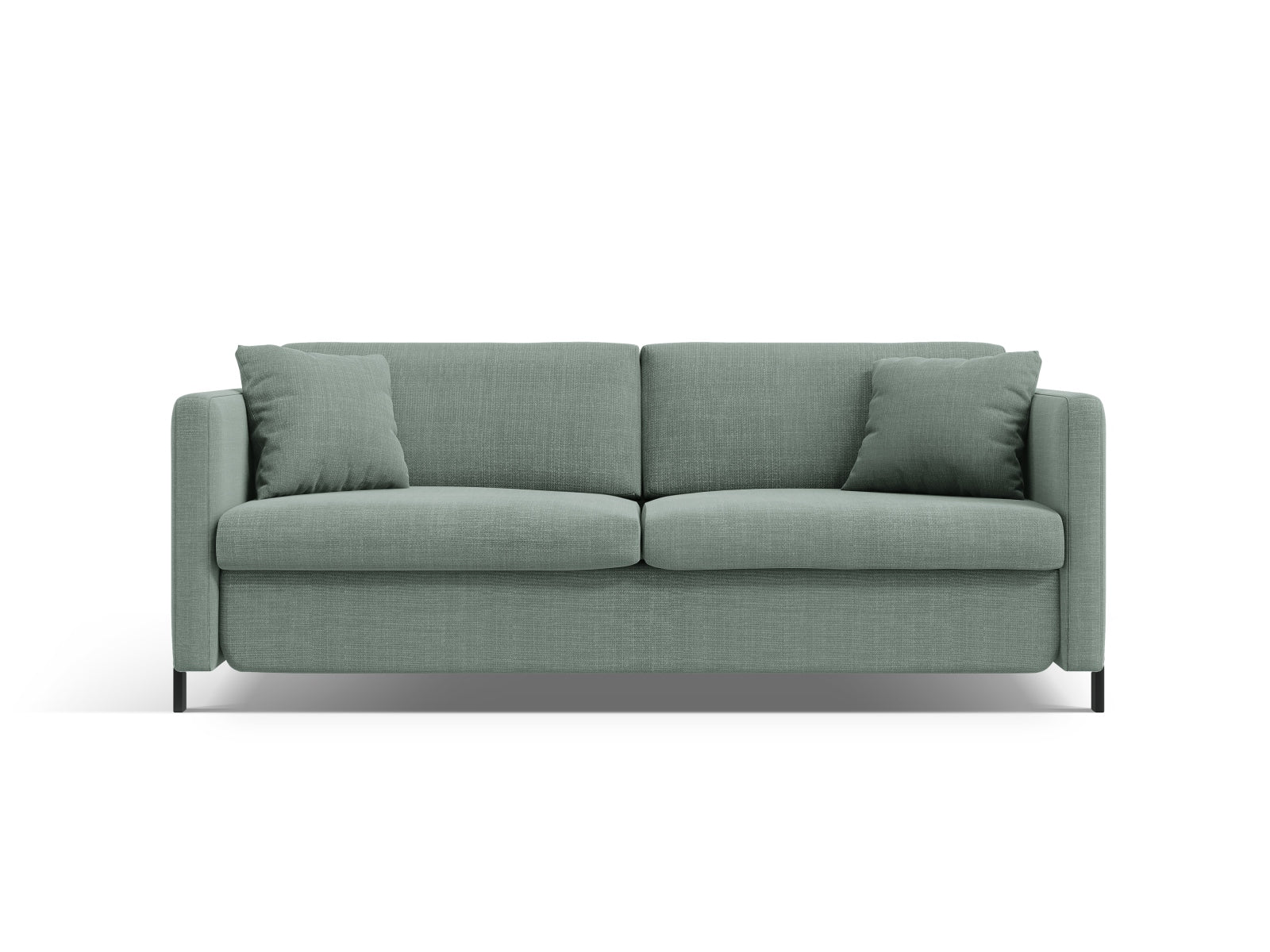 Gloria Sofa mit Schlaffunktion 2 Sitzer in Mint präsentiert im Onlineshop von KAQTU Design AG. Bettsofa ist von Micadoni