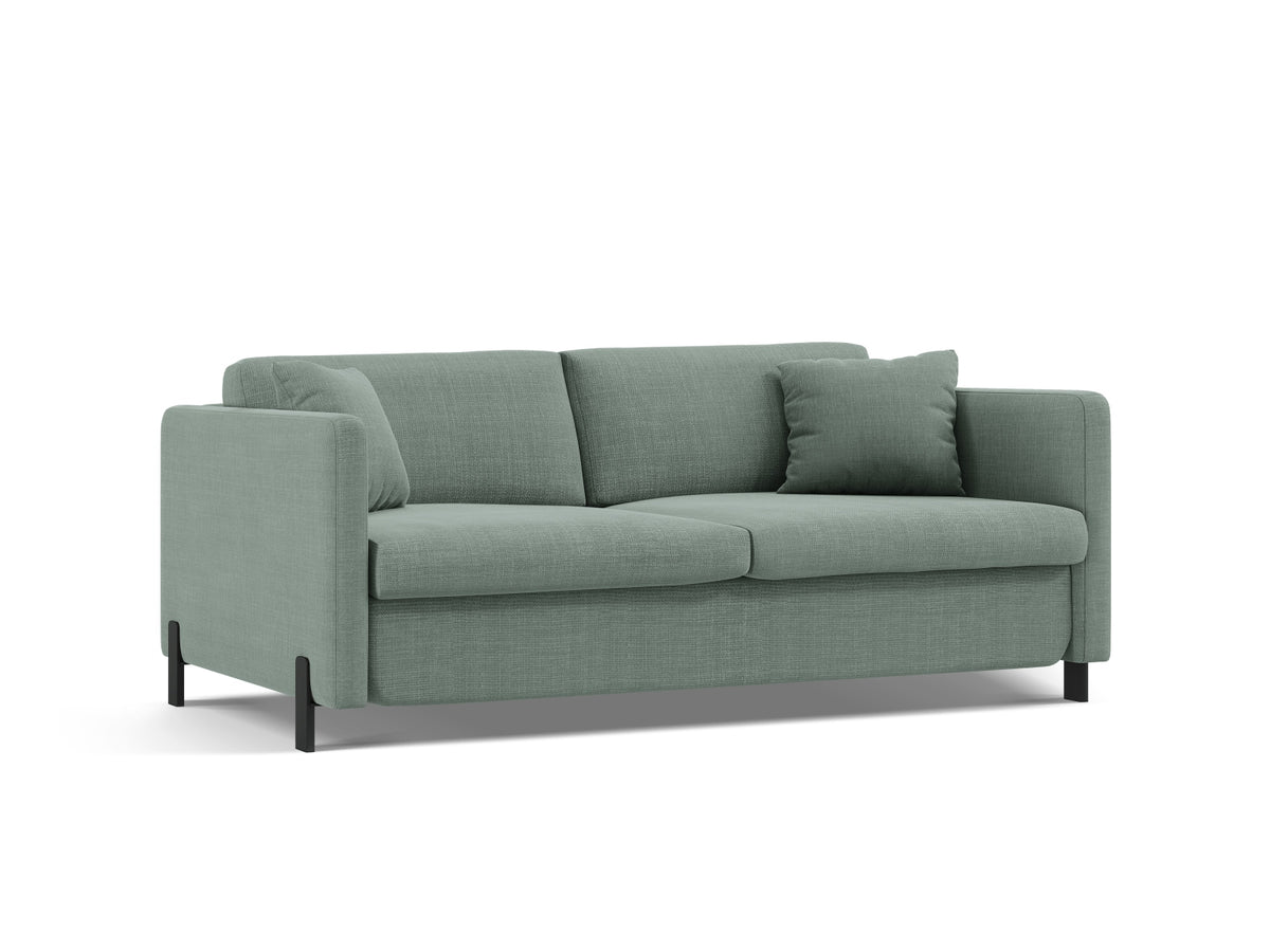 Gloria Sofa mit Schlaffunktion 2 Sitzer in Mint-Bjorn präsentiert im Onlineshop von KAQTU Design AG. Bettsofa ist von Micadoni