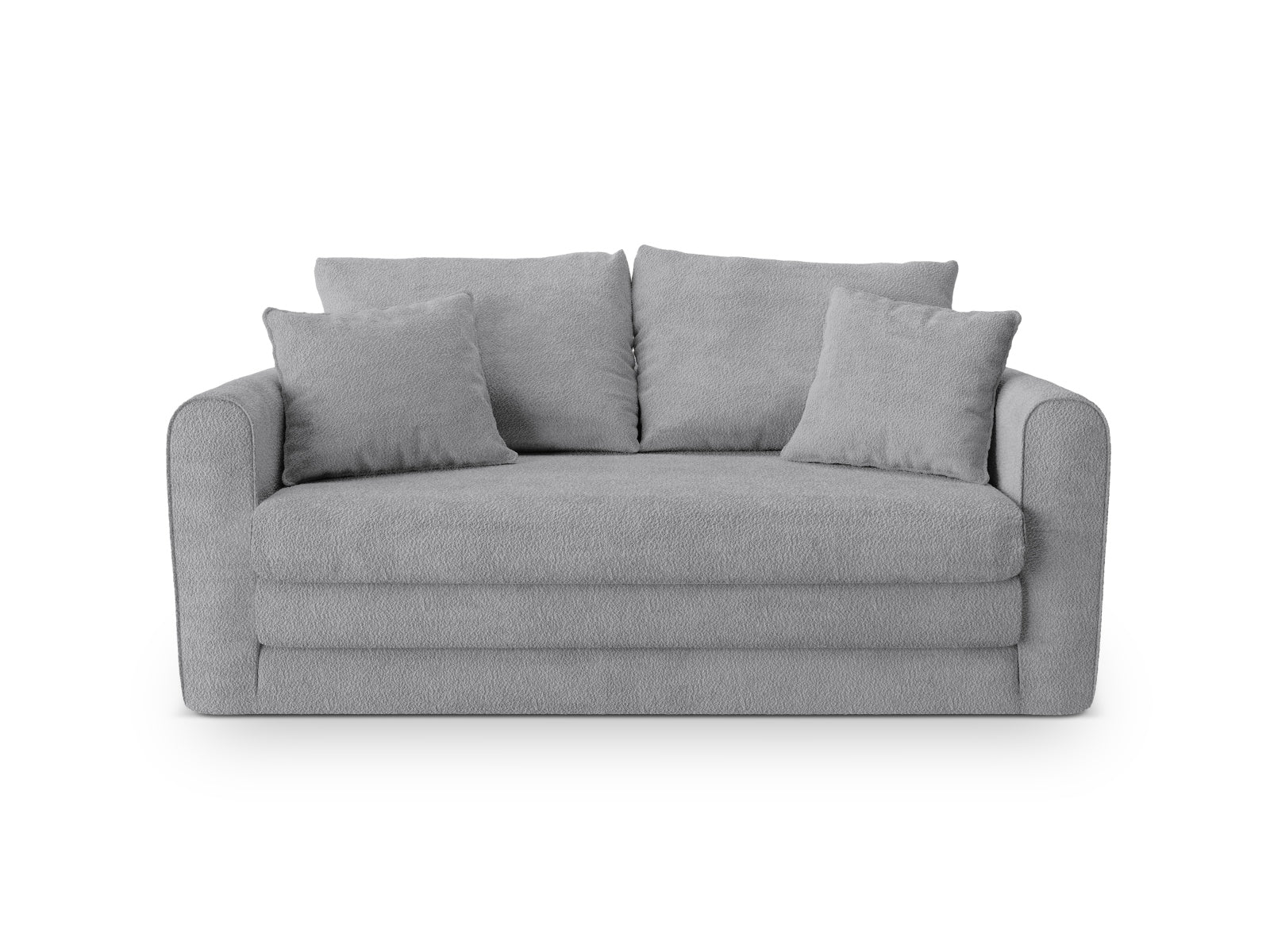 Lido Sofa mit Schlaffunktion 2 Sitzer in Grey-CORAL präsentiert im Onlineshop von KAQTU Design AG. Bettsofa ist von Micadoni