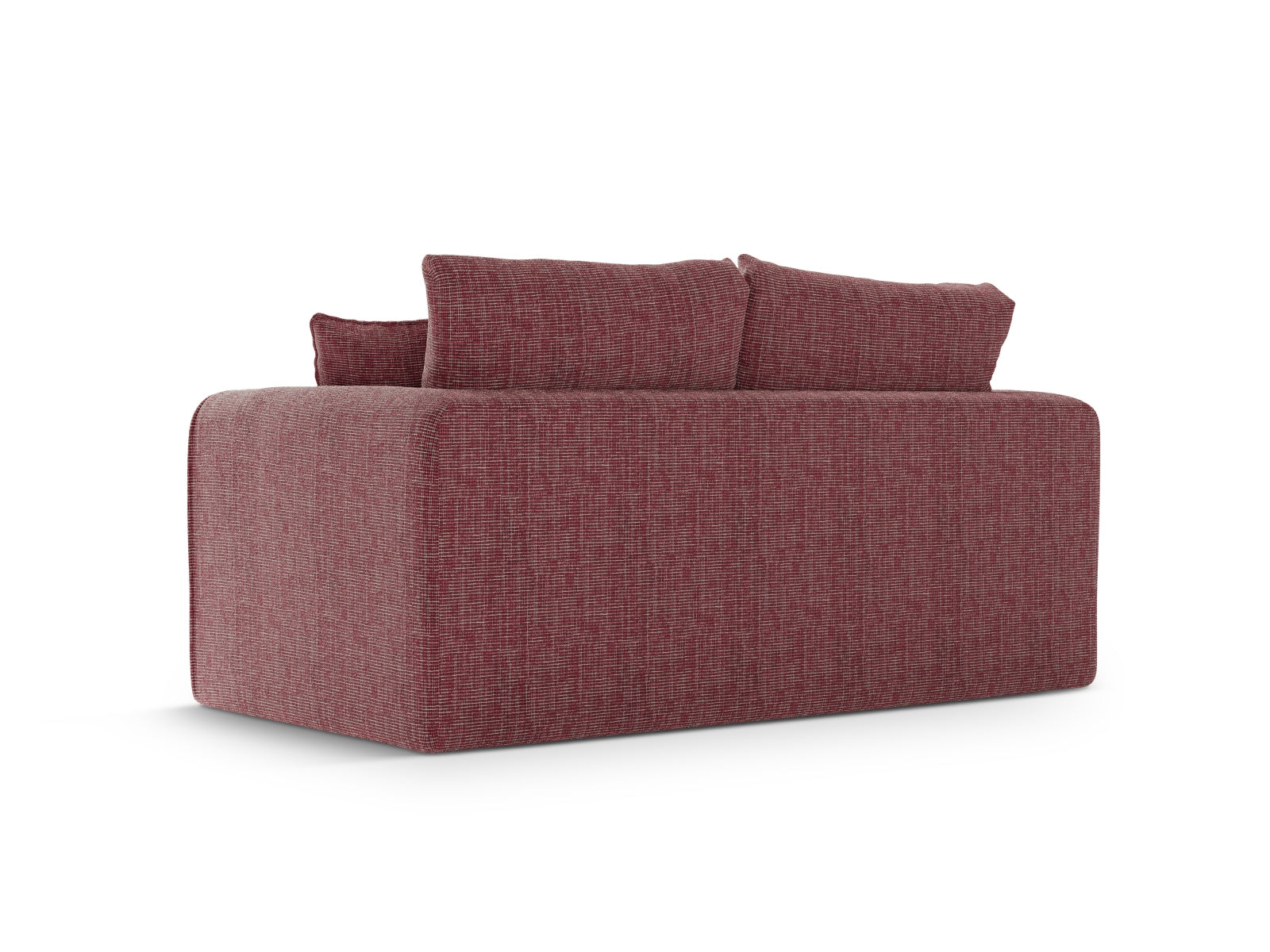 Lido Sofa mit Schlaffunktion 2 Sitzer in Red-Baltimore präsentiert im Onlineshop von KAQTU Design AG. Bettsofa ist von Micadoni