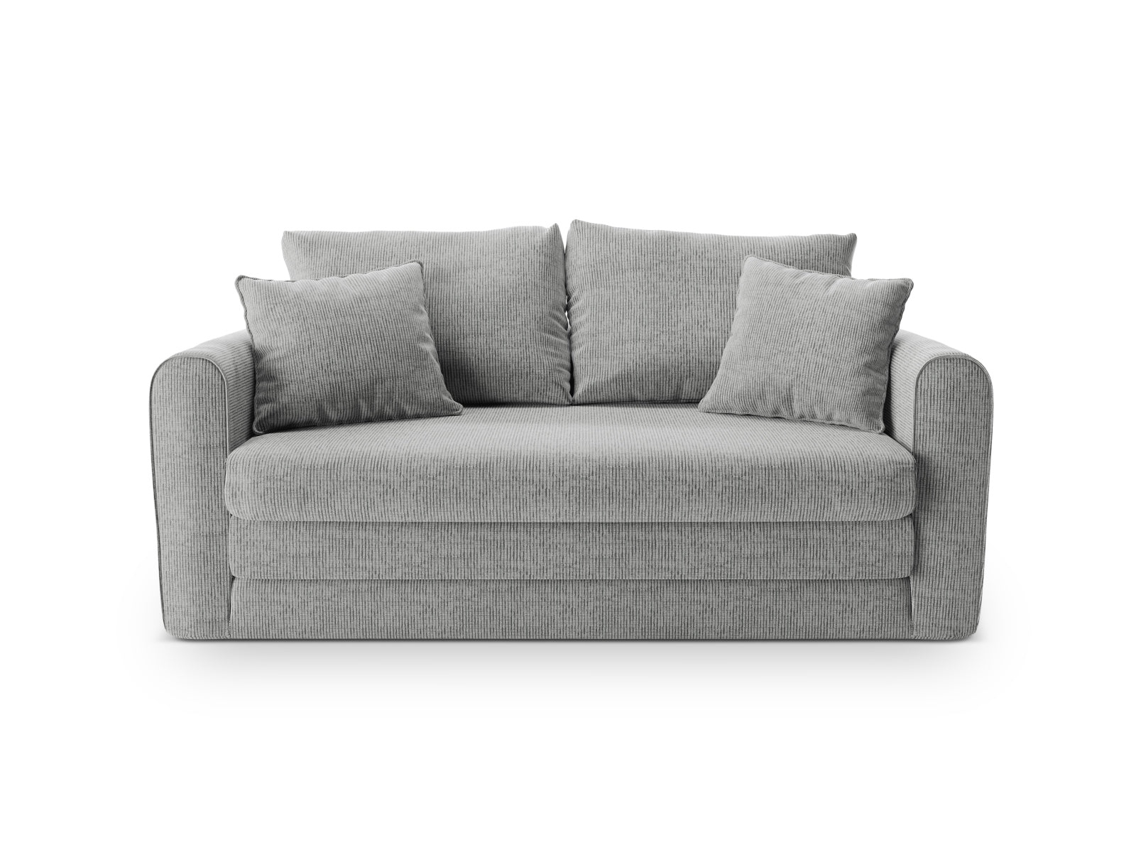 Lido Sofa mit Schlaffunktion 2 Sitzer in Warm grey-Baltimore präsentiert im Onlineshop von KAQTU Design AG. Bettsofa ist von Micadoni