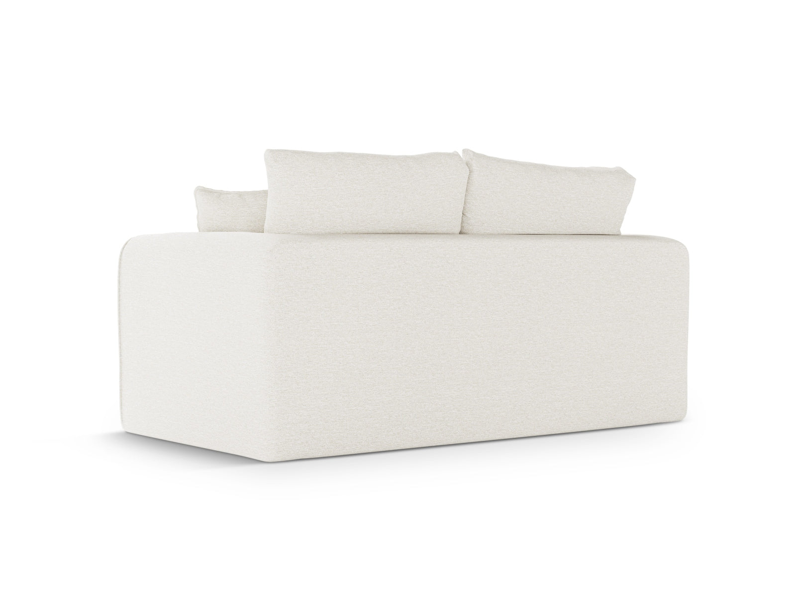 Lido Sofa mit Schlaffunktion 2 Sitzer in White-Solid präsentiert im Onlineshop von KAQTU Design AG. Bettsofa ist von Micadoni