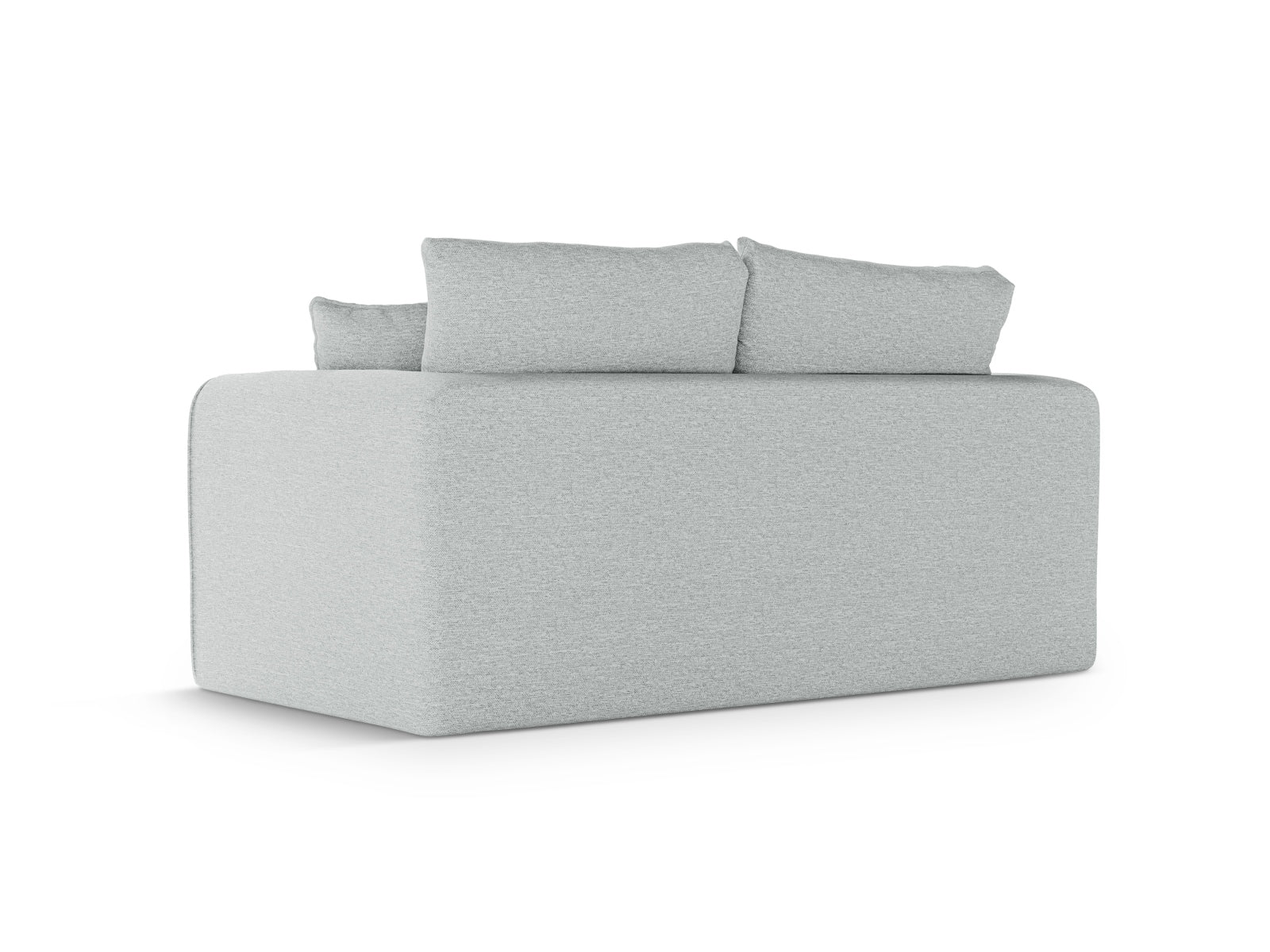 Modernes 2-Sitzer Sofa Lido in sanftem Mint, ideal für kleine Räume und als komfortable Schlaflösung für Übernachtungsgäste.