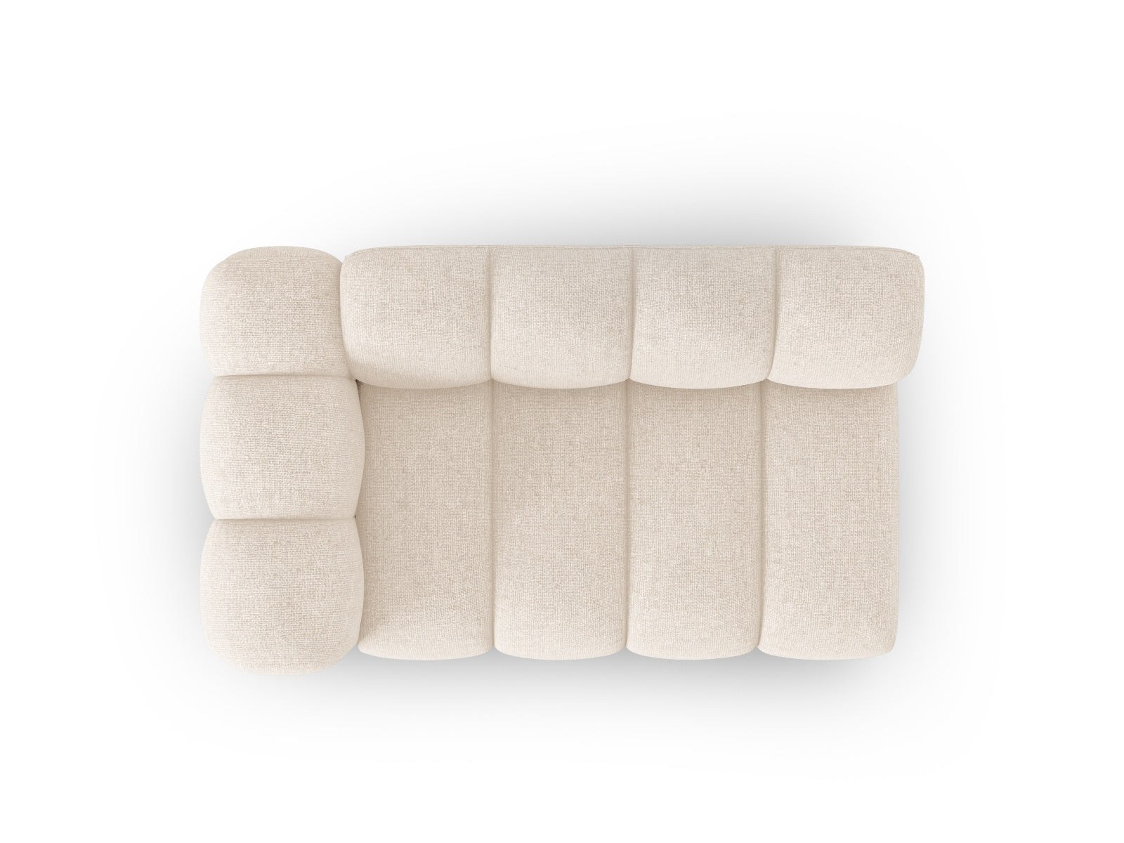 Lupine Modular Sofa links 2 Sitzer in Light Beige präsentiert im Onlineshop von KAQTU Design AG. Modulares Sofa ist von Micadoni