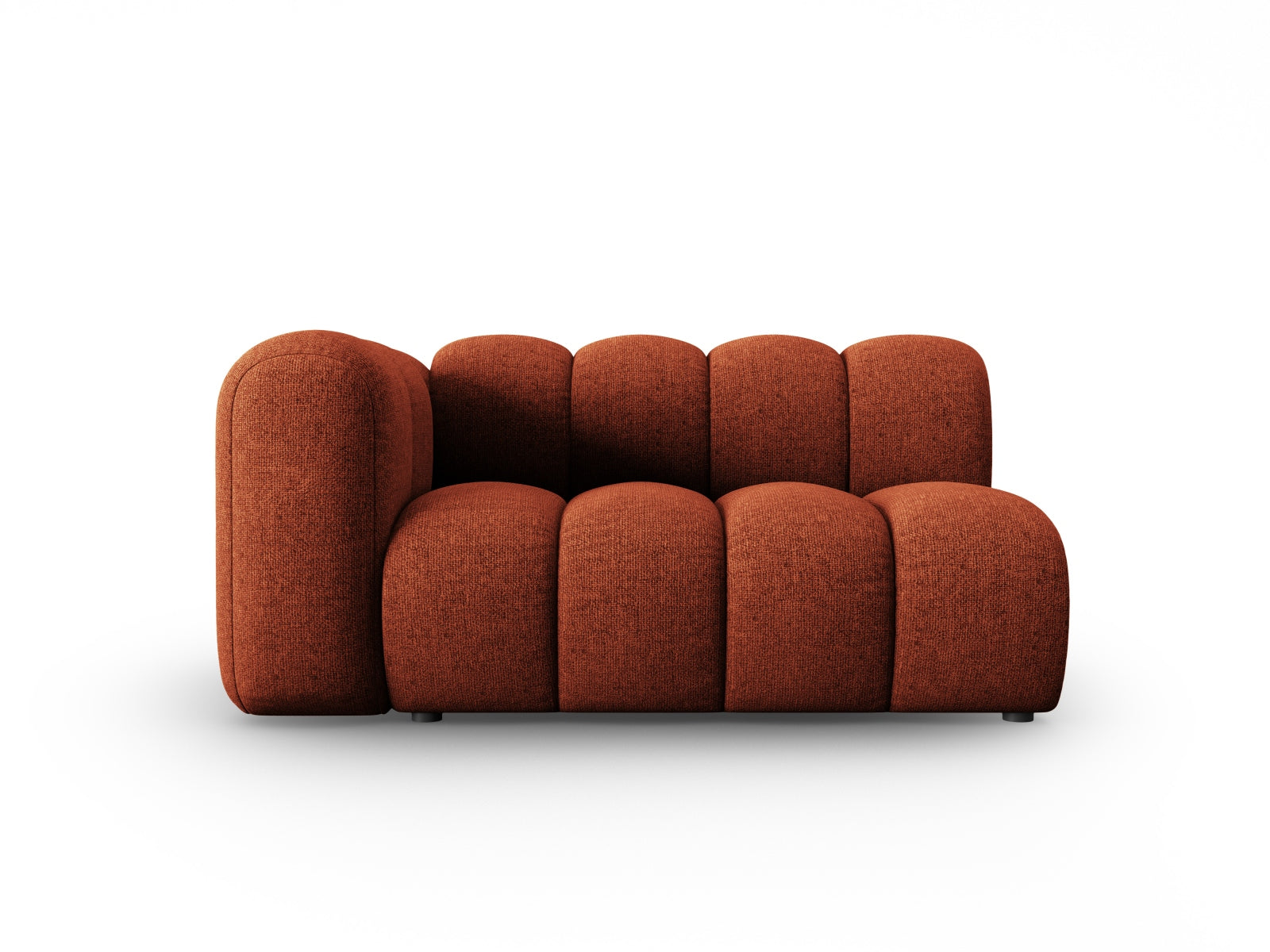 Lupine Modular Sofa links 2 Sitzer in Terracotta präsentiert im Onlineshop von KAQTU Design AG. Modulares Sofa ist von Micadoni