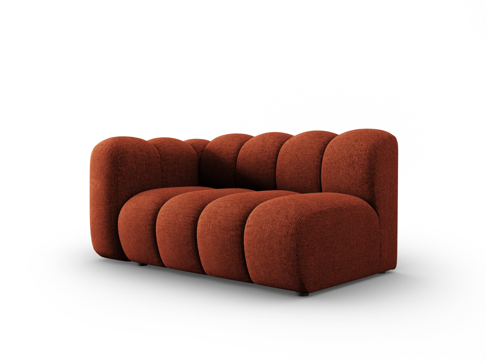 Lupine Modular Sofa links 2 Sitzer in Terracotta präsentiert im Onlineshop von KAQTU Design AG. Modulares Sofa ist von Micadoni