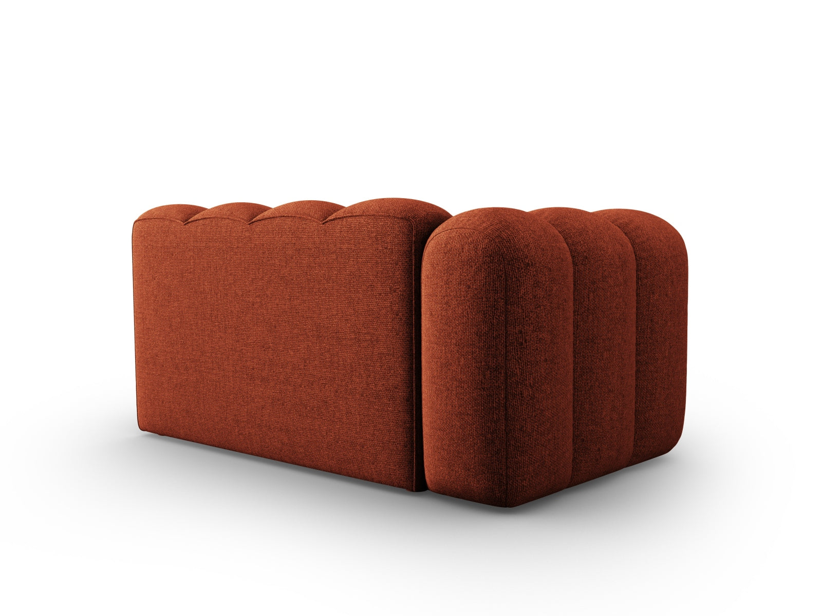 Lupine Modular Sofa links 2 Sitzer in Terracotta präsentiert im Onlineshop von KAQTU Design AG. Modulares Sofa ist von Micadoni