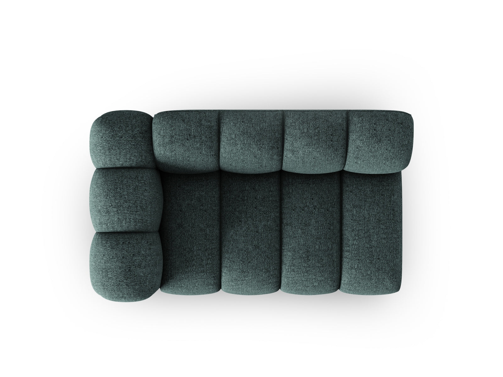 Lupine Modular Sofa links 2 Sitzer in Petrol präsentiert im Onlineshop von KAQTU Design AG. Modulares Sofa ist von Micadoni