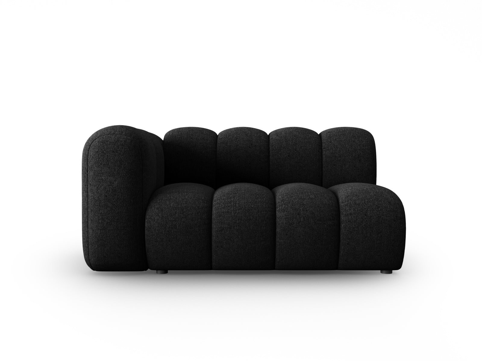 Lupine Modular Sofa links 2 Sitzer in Black präsentiert im Onlineshop von KAQTU Design AG. Modulares Sofa ist von Micadoni
