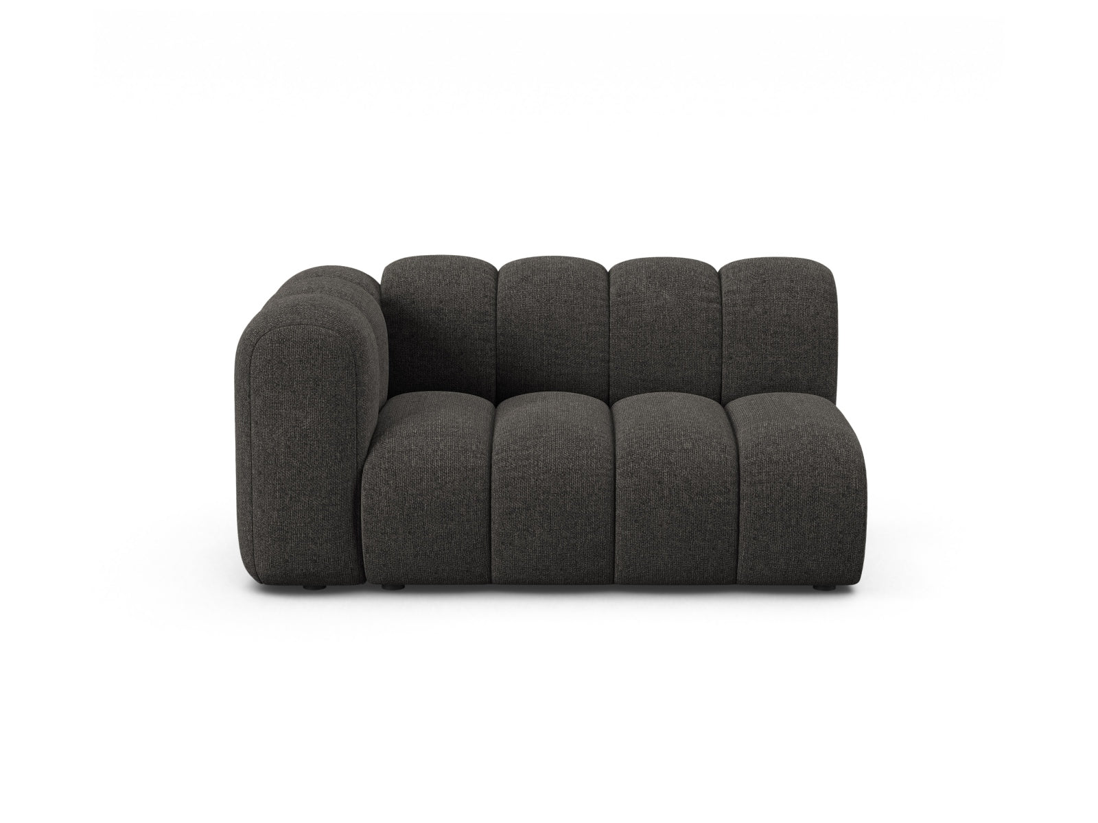 Lupine Modular Sofa links 2 Sitzer in Dark Grey präsentiert im Onlineshop von KAQTU Design AG. Modulares Sofa ist von Micadoni