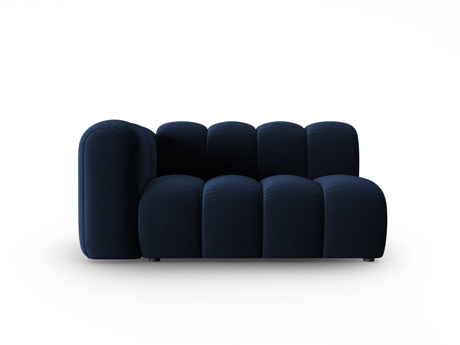 Lupine Velour links Modular Sofa 2 Sitzer in Royal Blue präsentiert im Onlineshop von KAQTU Design AG. Modulares Sofa ist von Micadoni