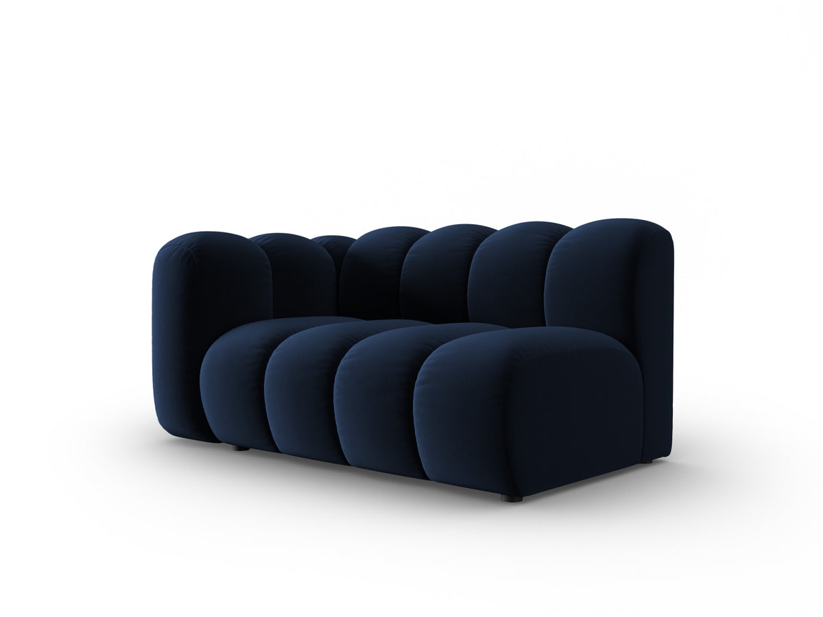 Lupine Velour links Modular Sofa 2 Sitzer in Royal Blue-Salvador präsentiert im Onlineshop von KAQTU Design AG. Modulares Sofa ist von Micadoni