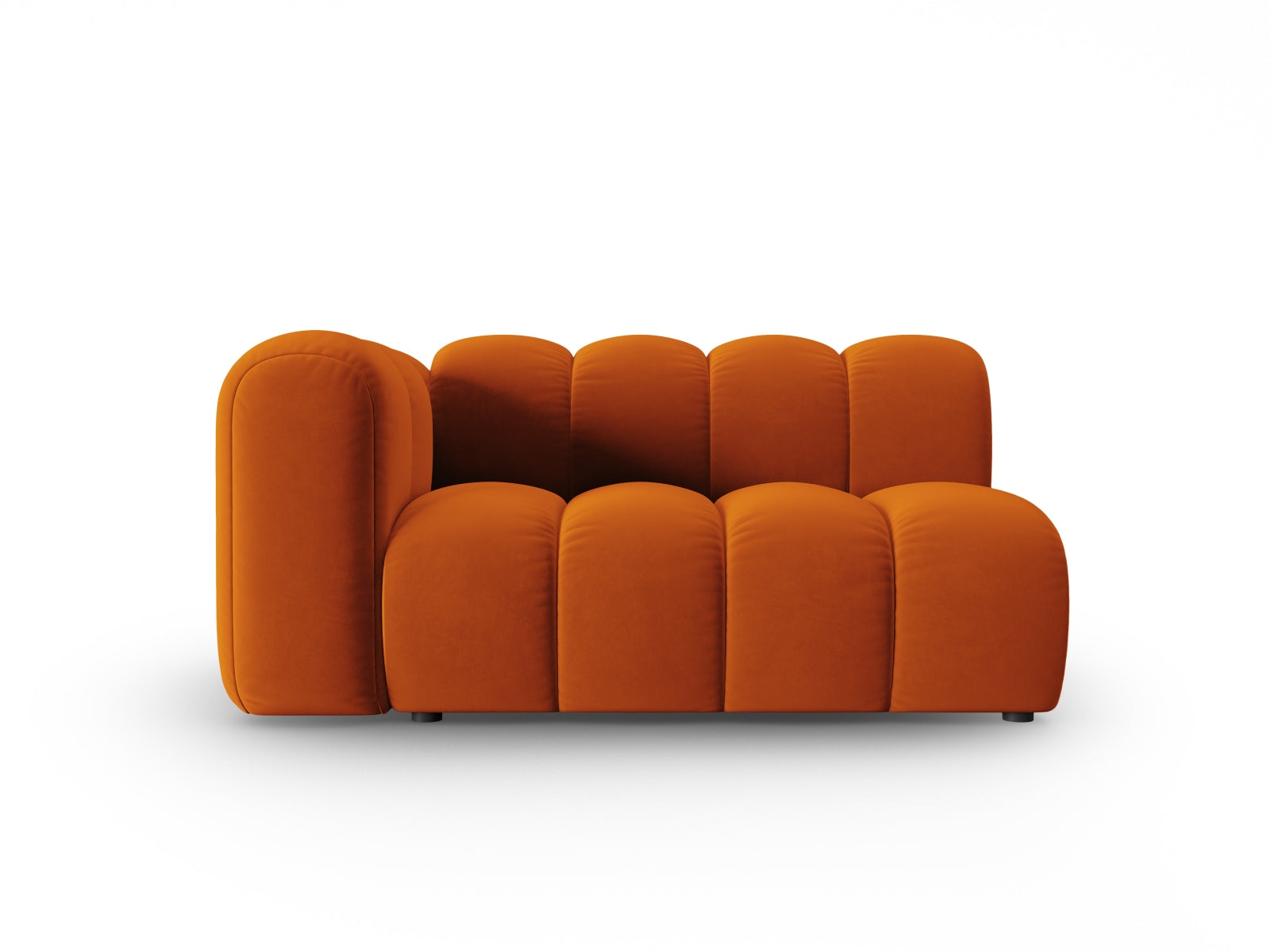 Lupine Velour links Modular Sofa 2 Sitzer in Terracotta-Salvador präsentiert im Onlineshop von KAQTU Design AG. Modulares Sofa ist von Micadoni