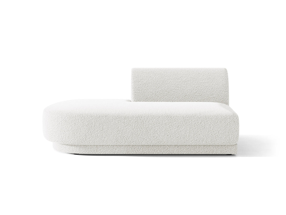 Miley Sitting Module Open links 2 Sitzer in White-Baloo präsentiert im Onlineshop von KAQTU Design AG. Modulares Sofa ist von Micadoni