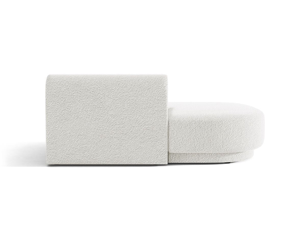 Miley Sitting Module Open links 2 Sitzer in White-Baloo präsentiert im Onlineshop von KAQTU Design AG. Modulares Sofa ist von Micadoni