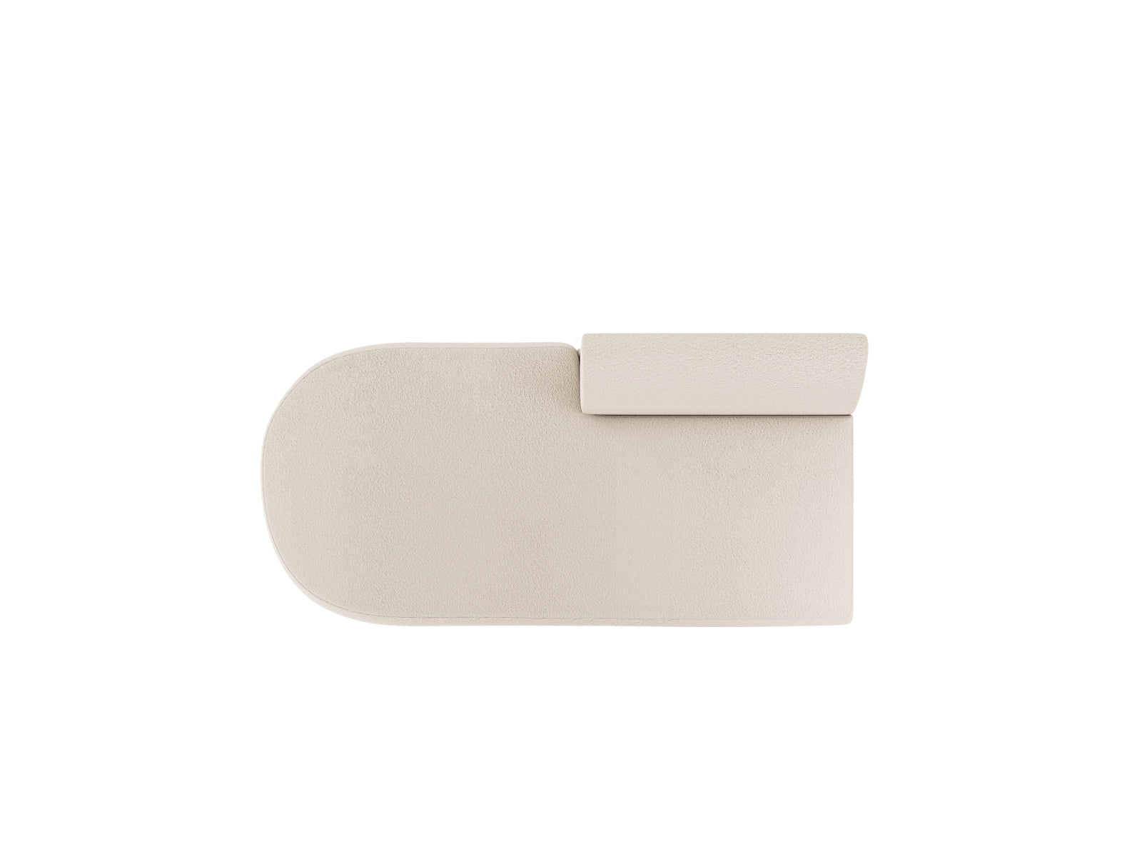 Beige 2-Sitzer Miley Sitting Module mit offener Links-Option von Micadoni, elegantes modulares Sofa für stilvolle Wohnräume und entspannte Momente.