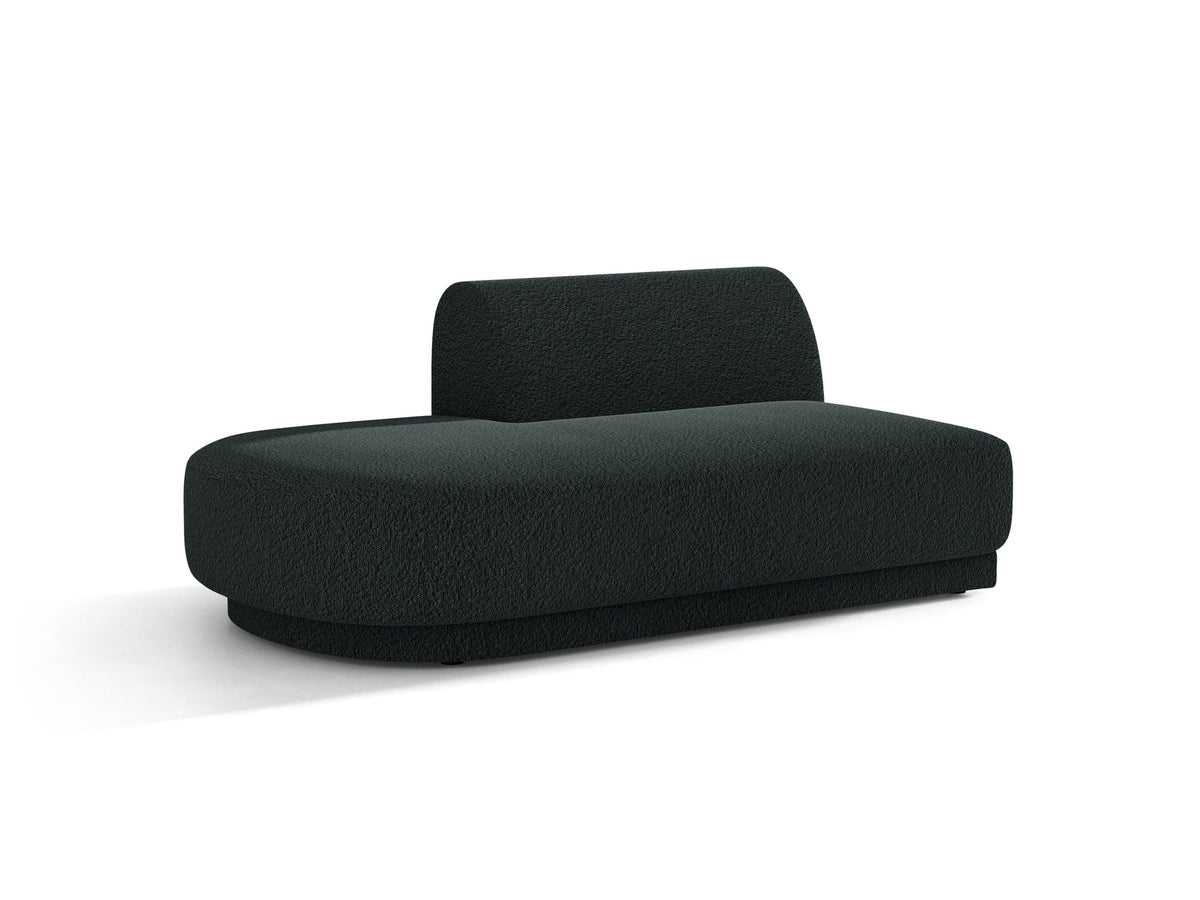 Miley Sitting Module Open links 2 Sitzer in Black-Baloo präsentiert im Onlineshop von KAQTU Design AG. Modulares Sofa ist von Micadoni