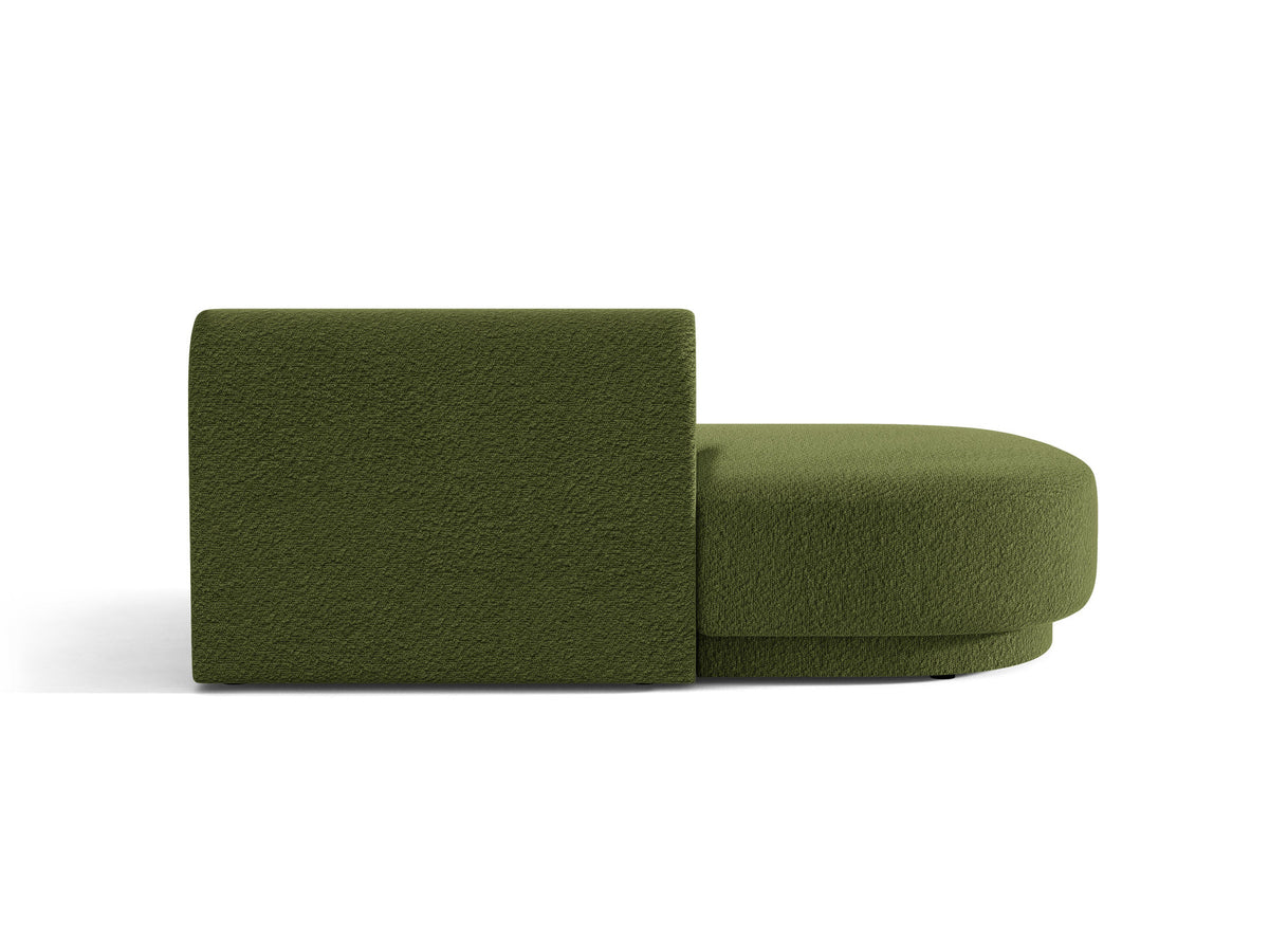 Miley Sitting Module Open links 2 Sitzer in Dark Olive Green-Baloo präsentiert im Onlineshop von KAQTU Design AG. Modulares Sofa ist von Micadoni