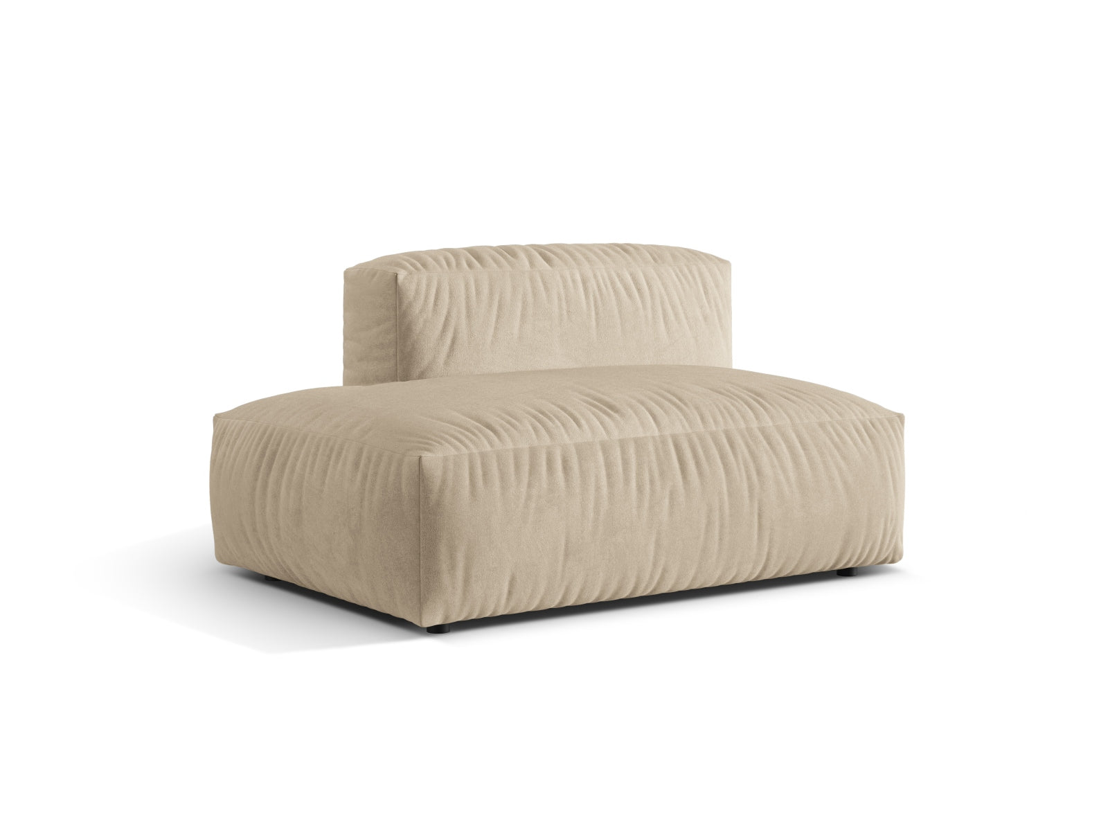 Elegantes 2-Sitzer Sofa Martina links in sanftem Light Beige-Vogue, ideal für stilvolle und einladende Wohnräume von Micadoni.