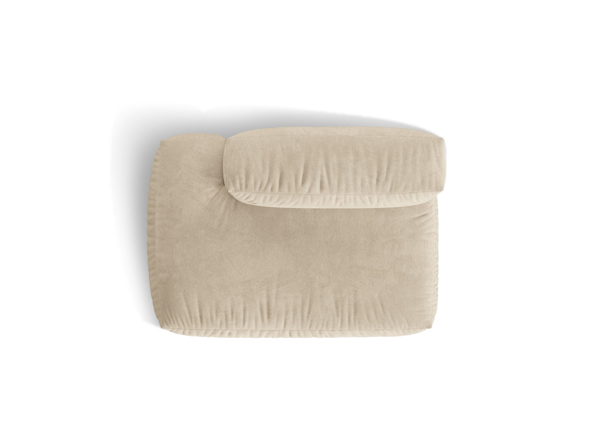 Martina Sofa links 2 Sitzer in Light Beige-Vogue präsentiert im Onlineshop von KAQTU Design AG. L-Sofa links ist von Micadoni