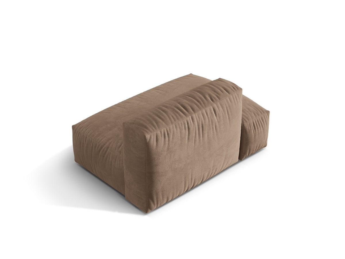 Martina Sofa links 2 Sitzer in Dark Beige-Vogue präsentiert im Onlineshop von KAQTU Design AG. L-Sofa links ist von Micadoni