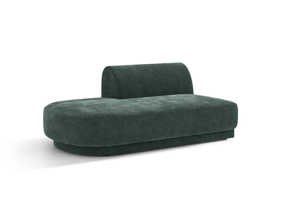 Miley Sitting Module Open links 2 Sitzer in Petrol-Haga präsentiert im Onlineshop von KAQTU Design AG. Modulares Sofa ist von Micadoni