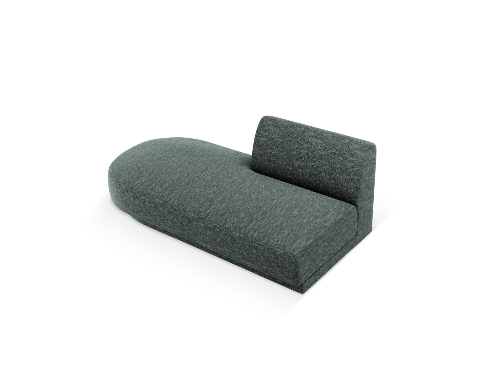 Miley Sitting Module Open links 2 Sitzer in Petrol präsentiert im Onlineshop von KAQTU Design AG. Modulares Sofa ist von Micadoni
