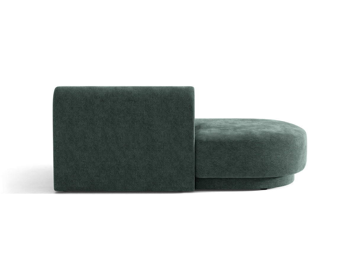 Miley Sitting Module Open links 2 Sitzer in Petrol-Haga präsentiert im Onlineshop von KAQTU Design AG. Modulares Sofa ist von Micadoni
