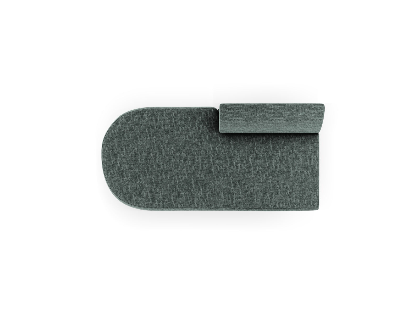 Modulares Sofa Miley Sitting Module Open links 2 Sitzer in modernem Petrol-Haga, ideal für vielseitige Wohnräume und geschmackvolle Einrichtung.