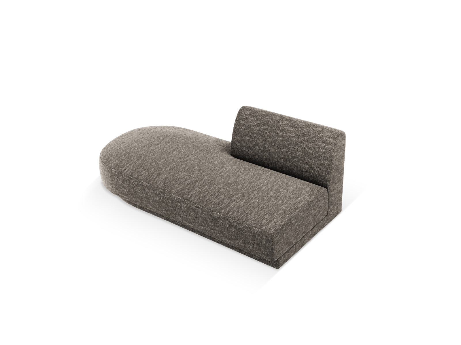Elegantes Miley Sitting Module mit offener Linksecke, perfekt für stilvolle Wohnzimmer. Modulares Design von Micadoni für individuelle Raumgestaltung.