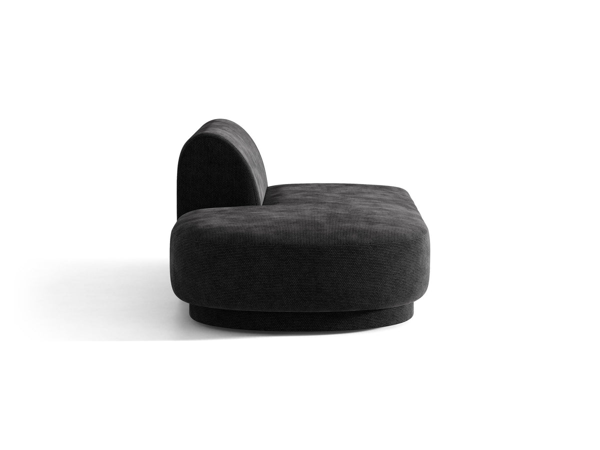 Miley Sitting Module Open links 2 Sitzer in Black-Haga präsentiert im Onlineshop von KAQTU Design AG. Modulares Sofa ist von Micadoni