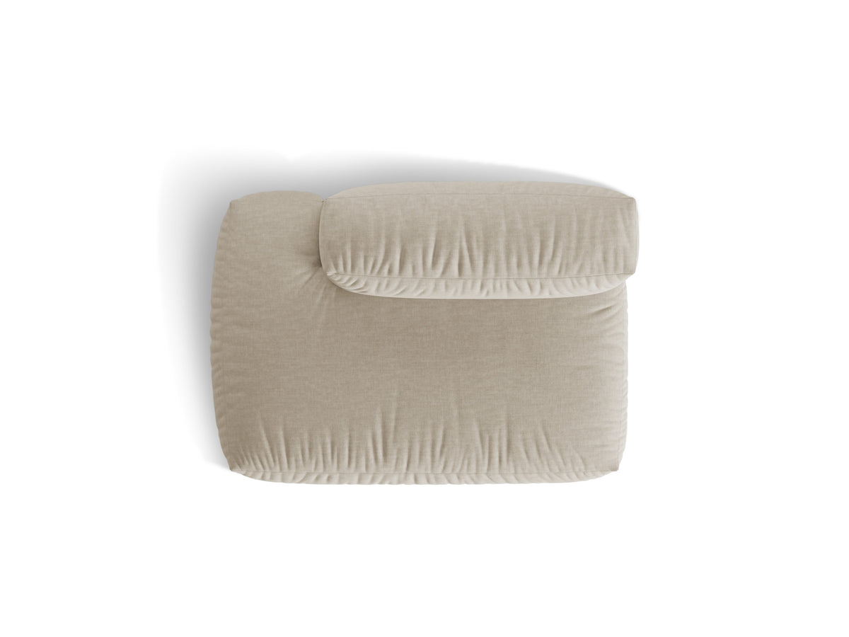 Martina Sofa links 2 Sitzer in Light Beige-Boston präsentiert im Onlineshop von KAQTU Design AG. L-Sofa links ist von Micadoni