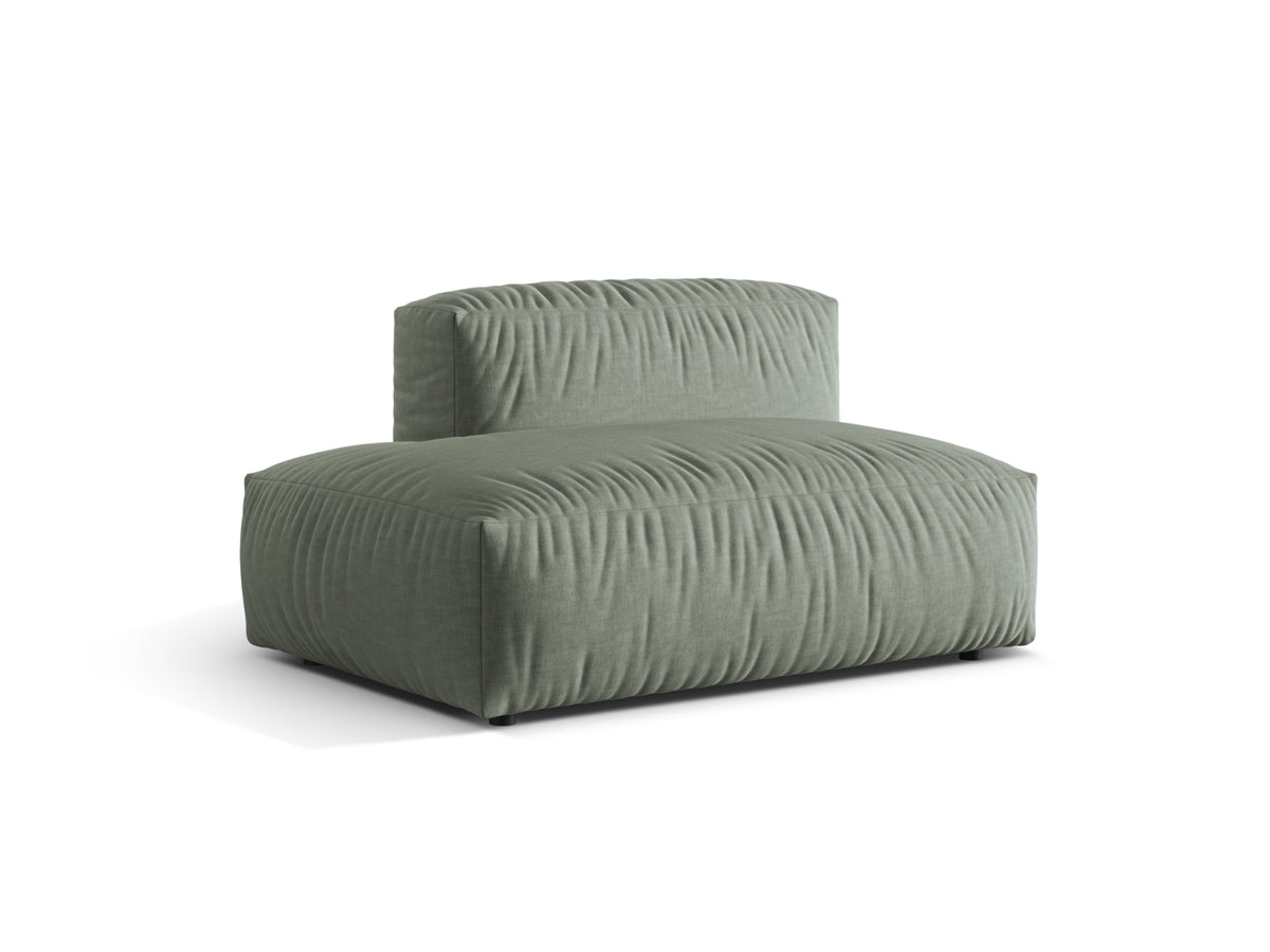 Martina Sofa links 2 Sitzer in Moss Green-Boston präsentiert im Onlineshop von KAQTU Design AG. L-Sofa links ist von Micadoni