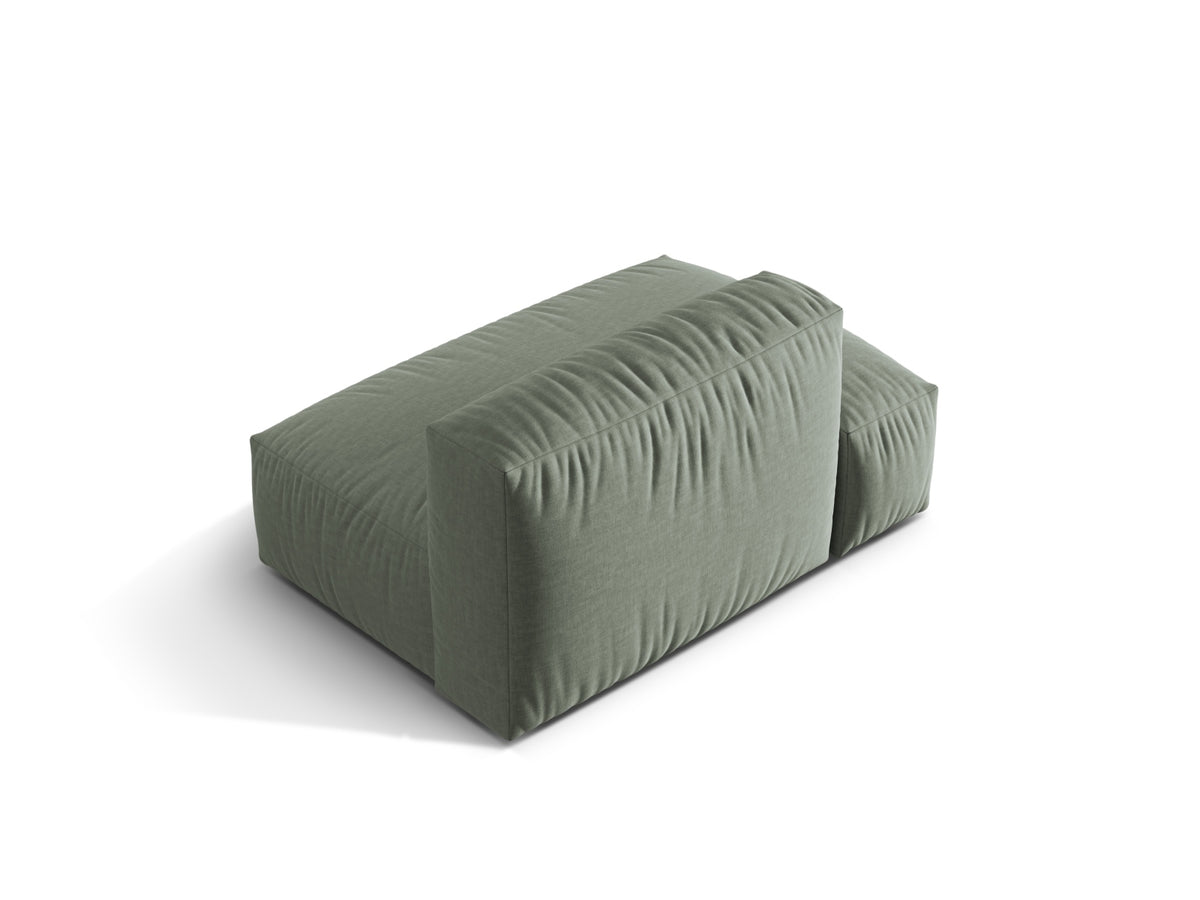 Martina Sofa links 2 Sitzer in Moss Green-Boston präsentiert im Onlineshop von KAQTU Design AG. L-Sofa links ist von Micadoni