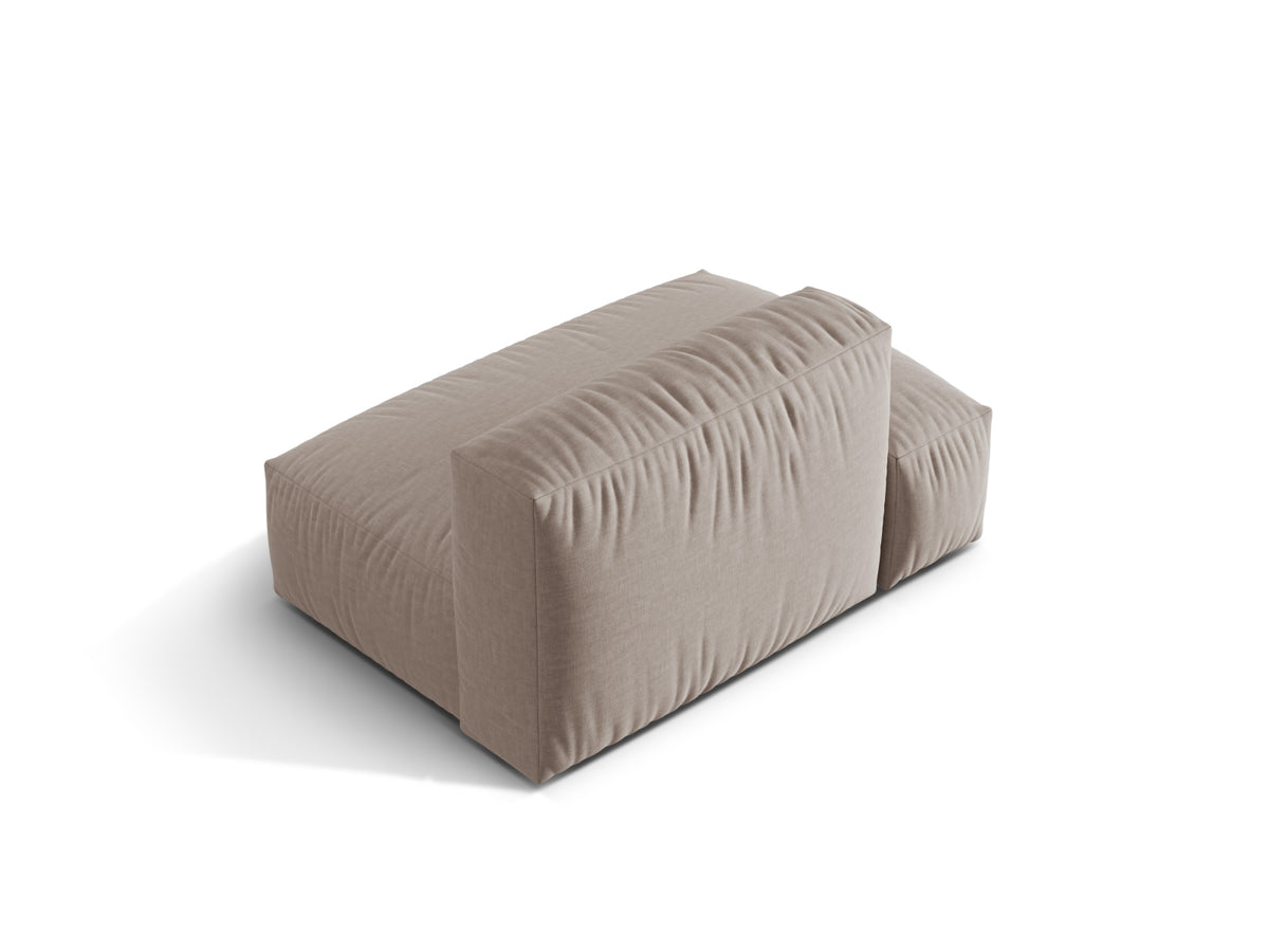 Martina Sofa links 2 Sitzer in Dark Beige-Boston präsentiert im Onlineshop von KAQTU Design AG. L-Sofa links ist von Micadoni