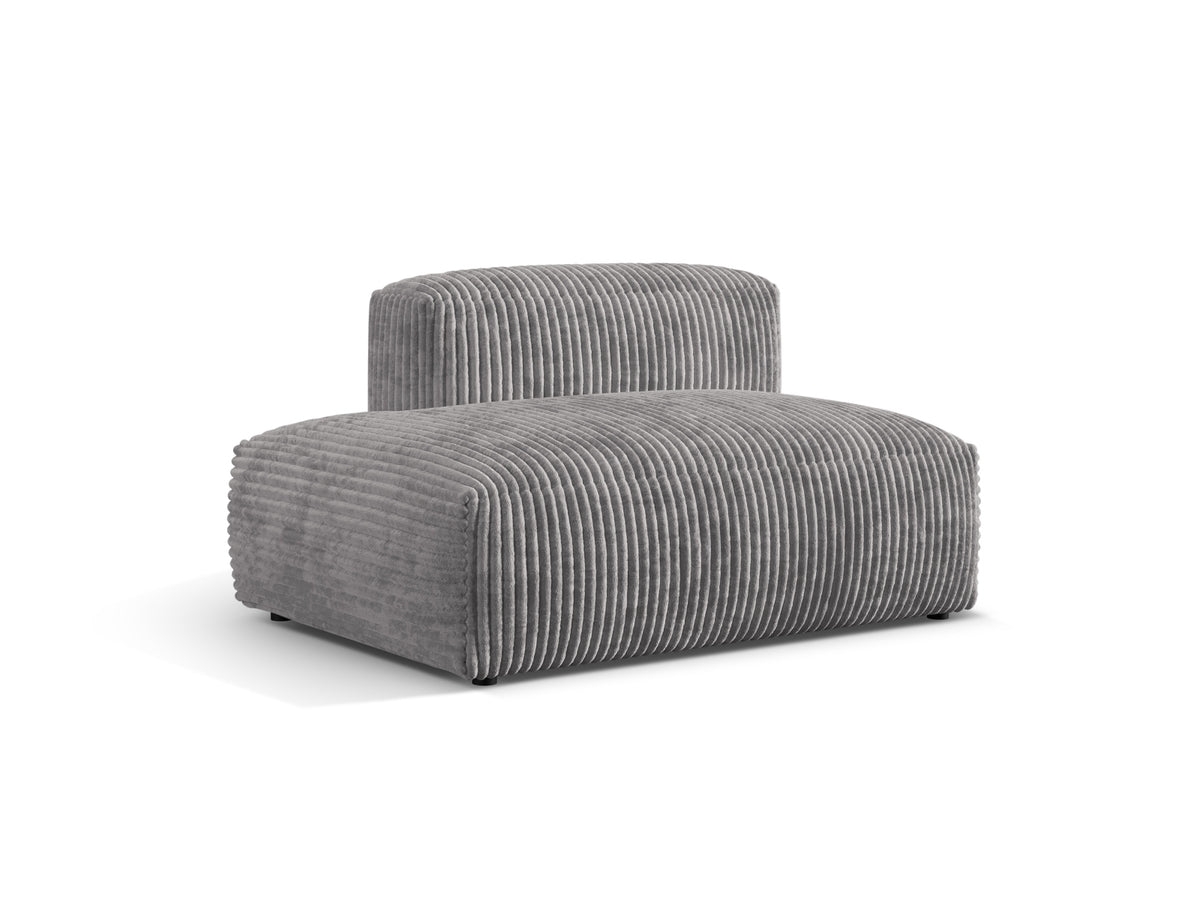 Martina Sofa links 2 Sitzer in Light Grey-Tilia präsentiert im Onlineshop von KAQTU Design AG. L-Sofa links ist von Micadoni
