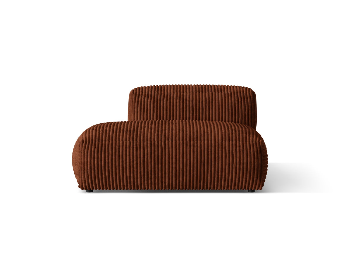 Martina Sofa links 2 Sitzer in Brick-Tilia präsentiert im Onlineshop von KAQTU Design AG. L-Sofa links ist von Micadoni