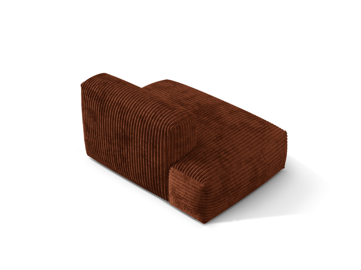 Martina Sofa links 2 Sitzer in Brick-Tilia präsentiert im Onlineshop von KAQTU Design AG. L-Sofa links ist von Micadoni