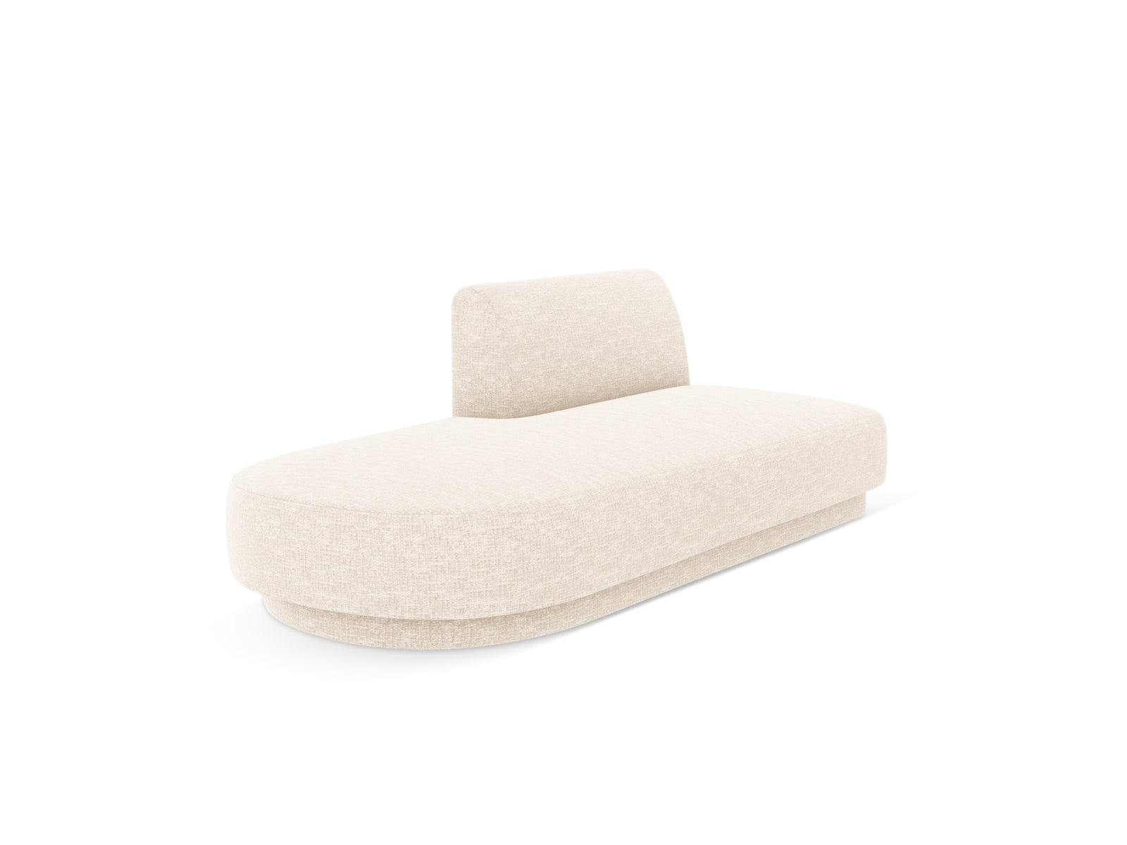 Miley Sitting Module Open links 2 Sitzer in Ivory präsentiert im Onlineshop von KAQTU Design AG. Modulares Sofa ist von Micadoni